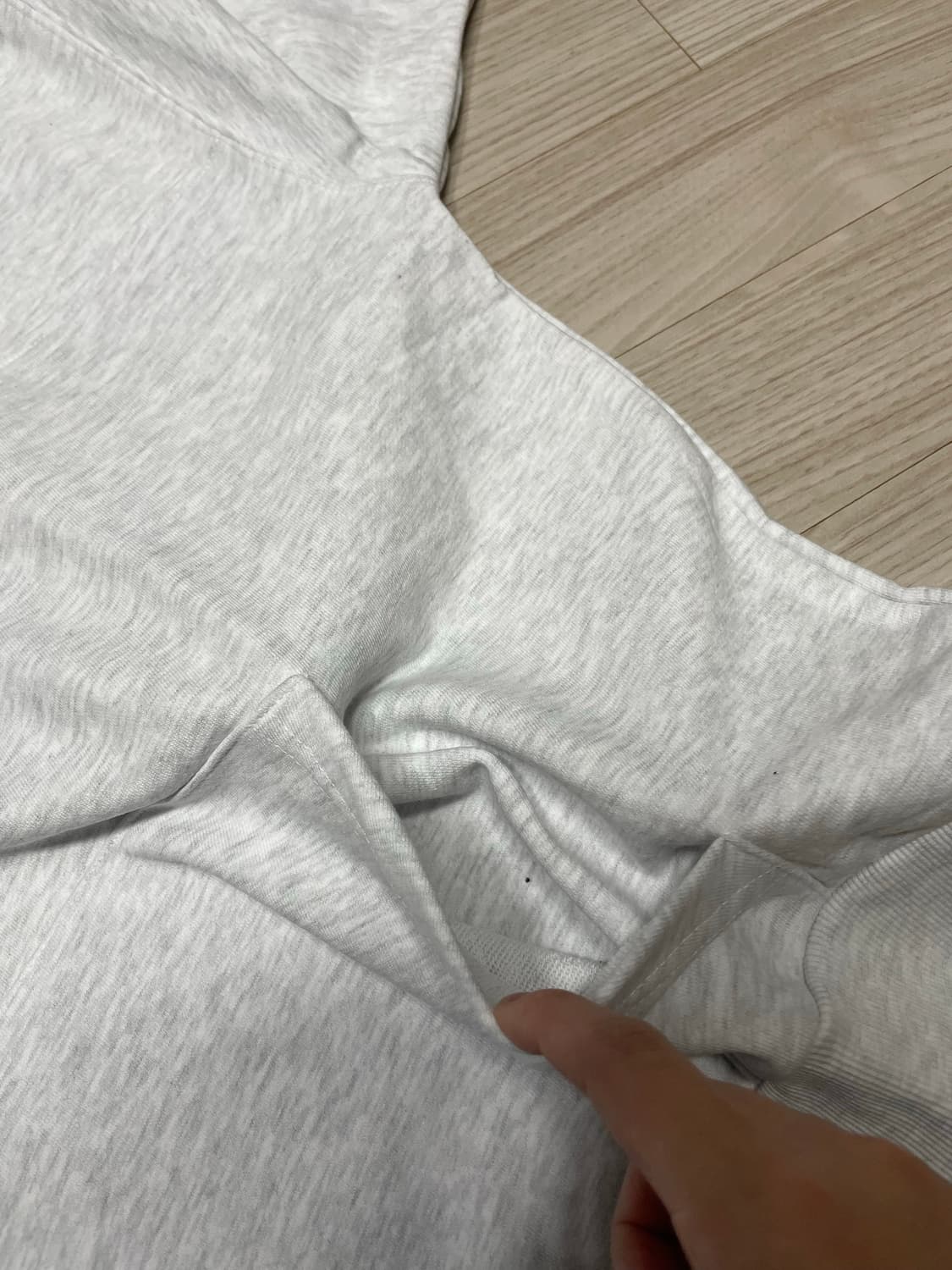 [새상품] 아이앱 스튜디오 하프 집업 그레이  상품이미지4