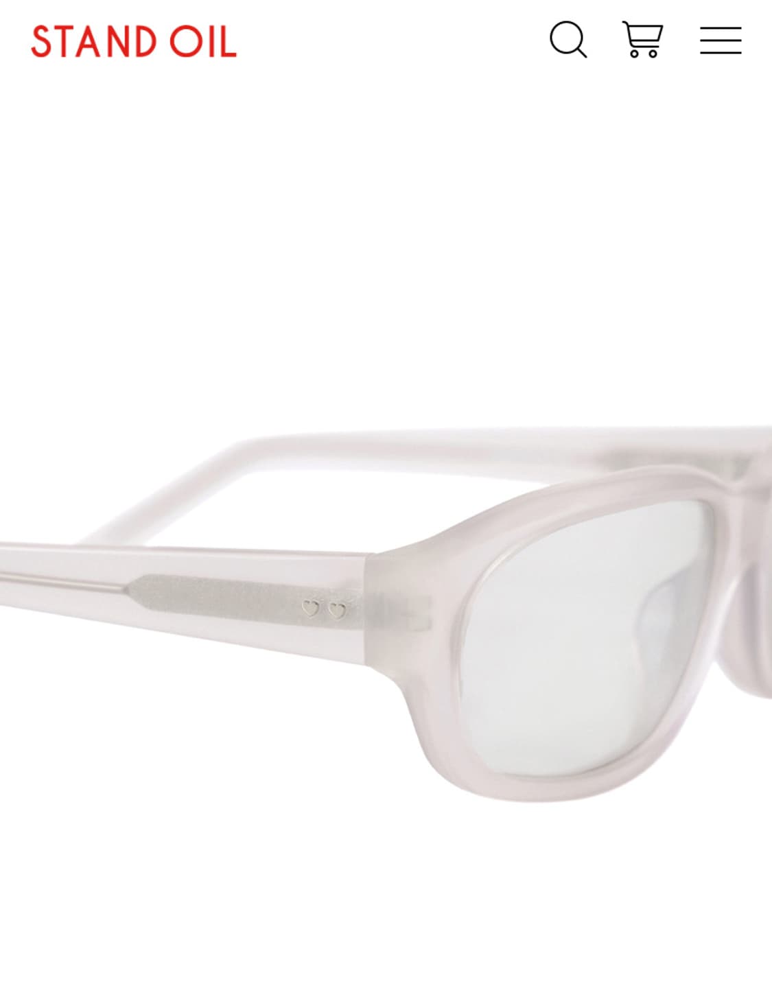 스탠드오일 커브드 글로우 선글라스 크림 상품이미지2
