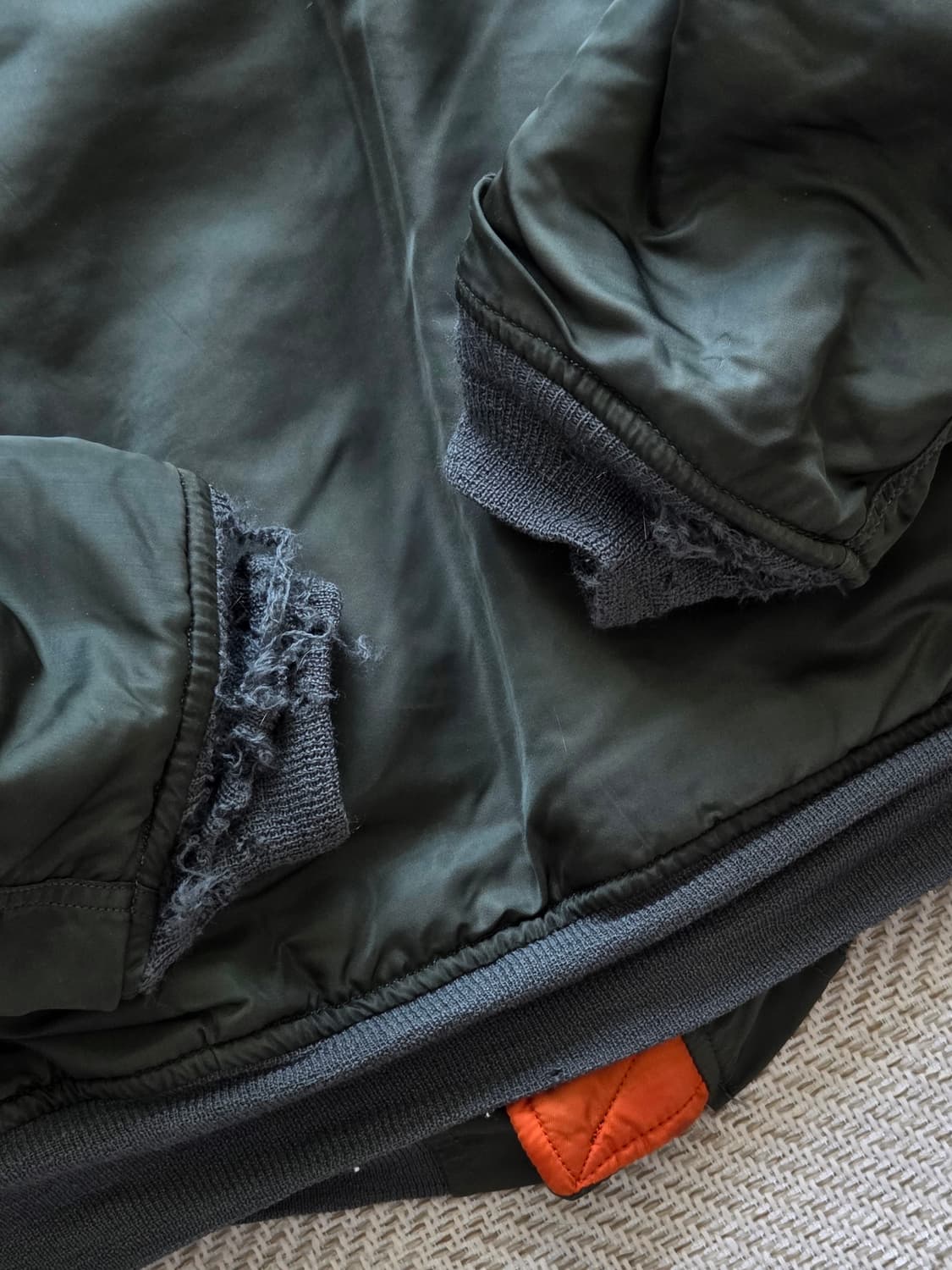 1973 OG MA-1 플라이트 자켓 E타입 L 상품이미지8