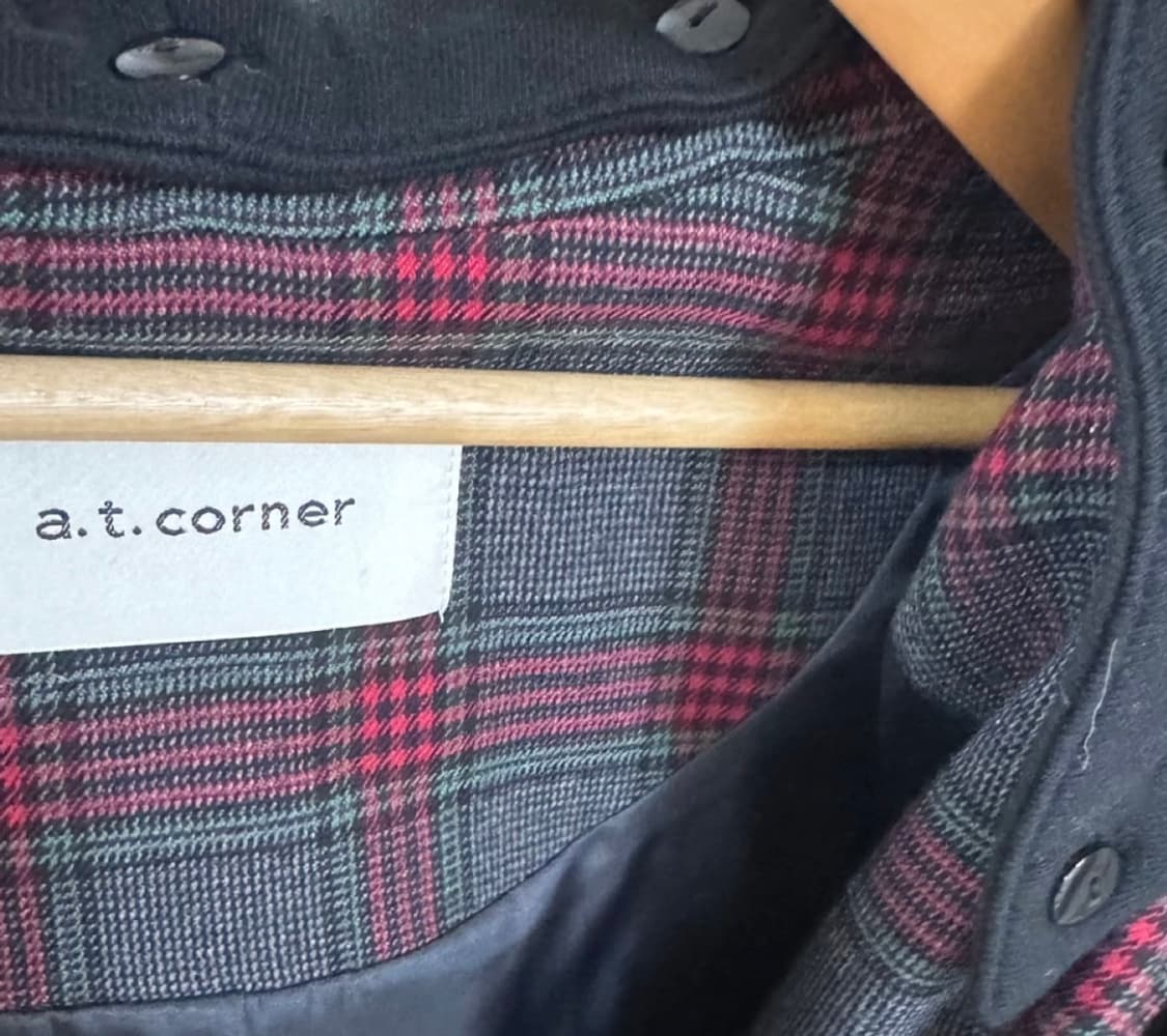 앳코너 체크 후드 자켓 상품이미지5