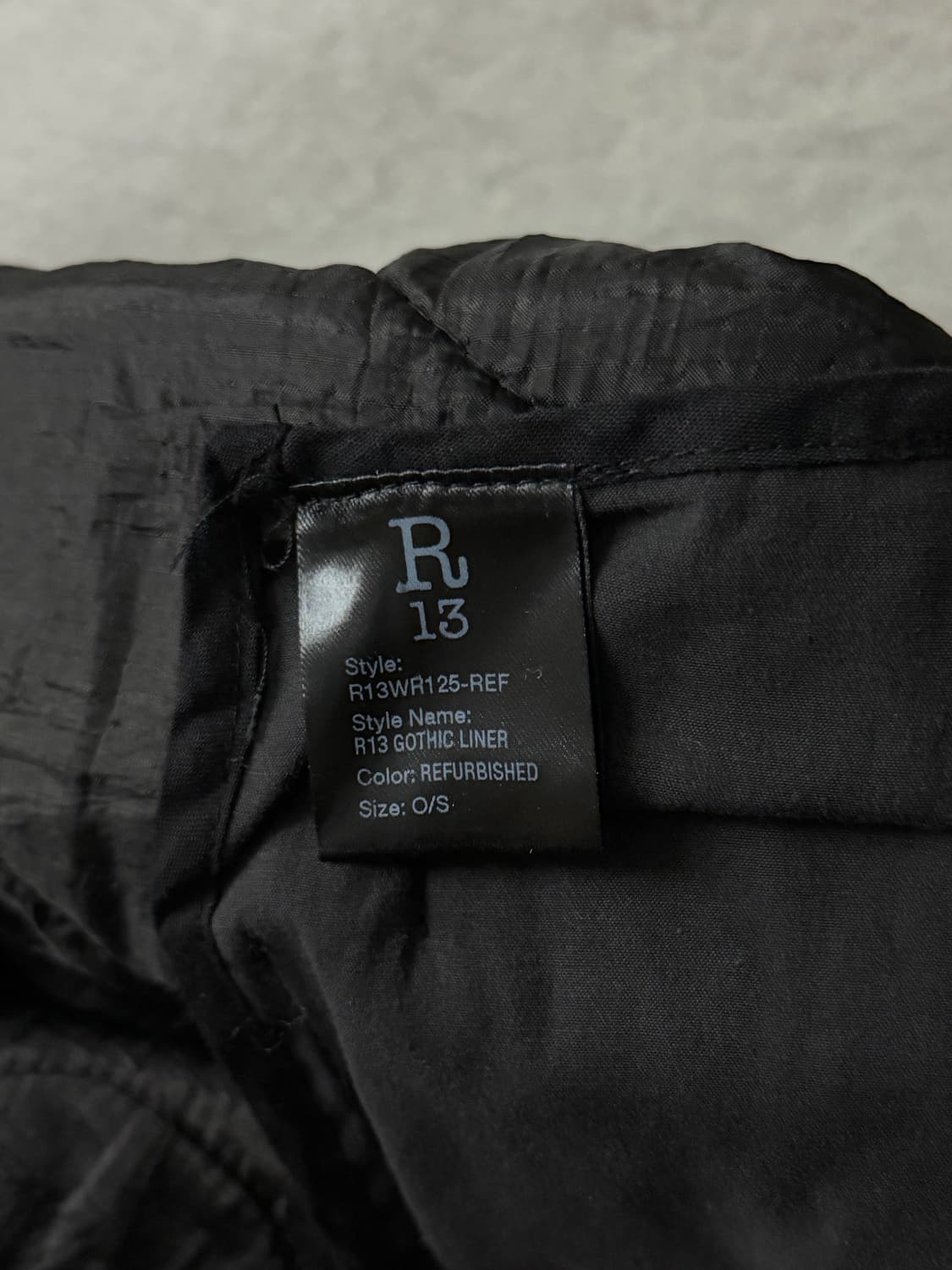 R13 고딕라이너 퀄팅 자켓 상품이미지7