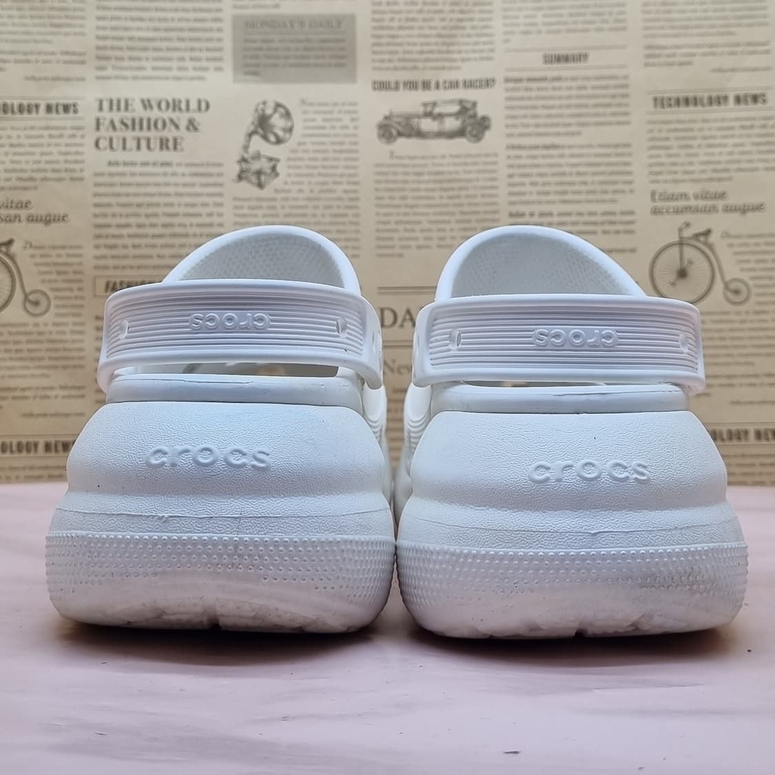 크록스 클래식 크러쉬 클로그 화이트 250 상품이미지4