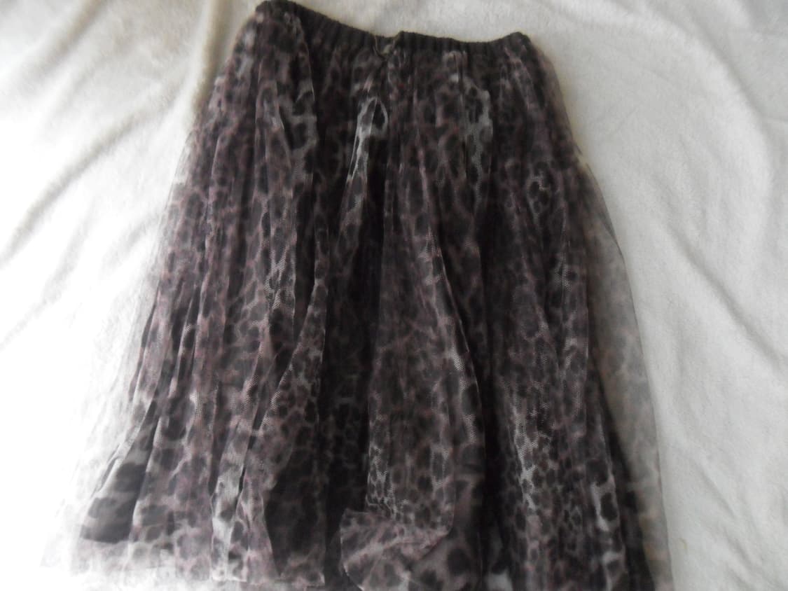 vintage leopard sha skirt 상품이미지5