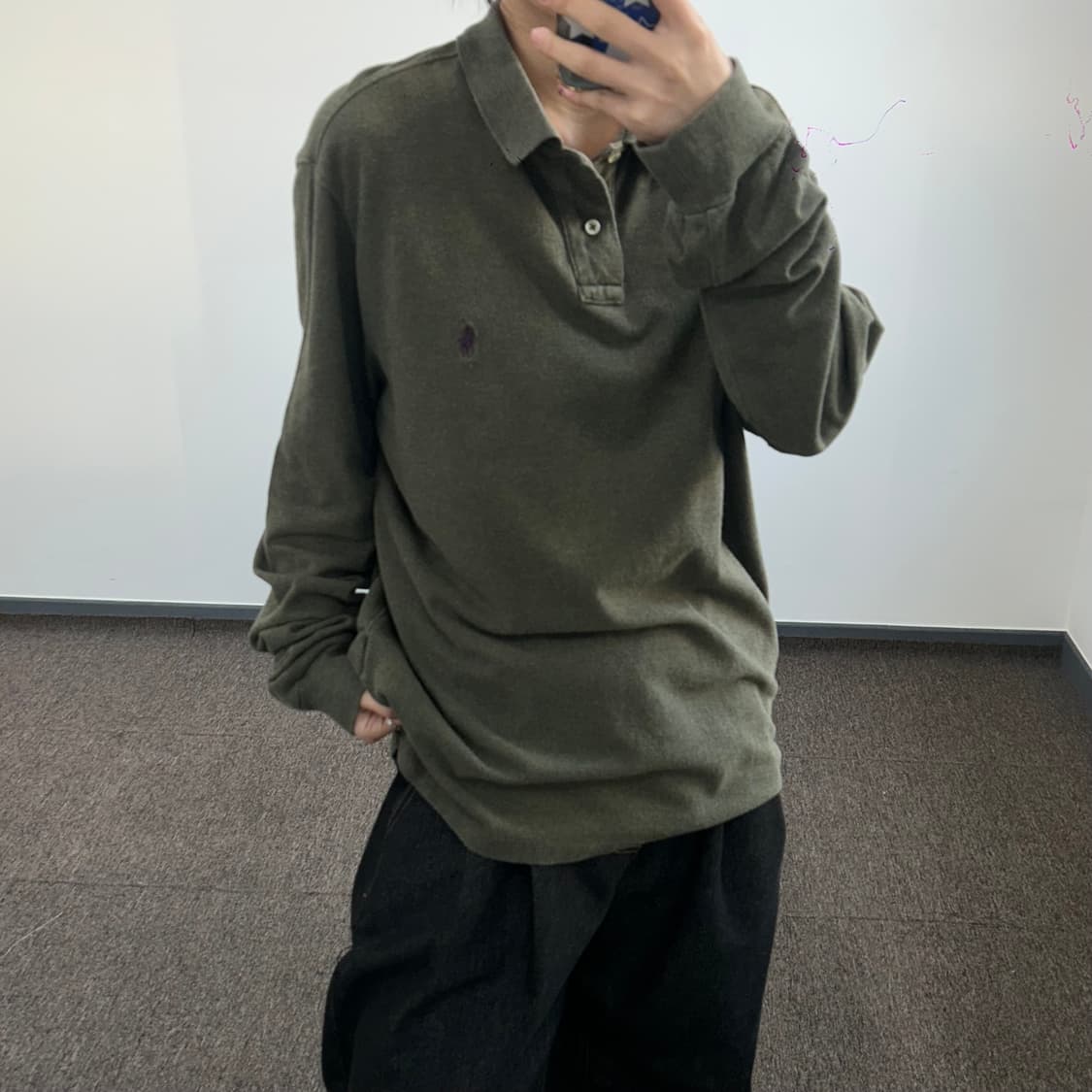 Polo 폴로 퍼플포니 카키 카라티 상품이미지2