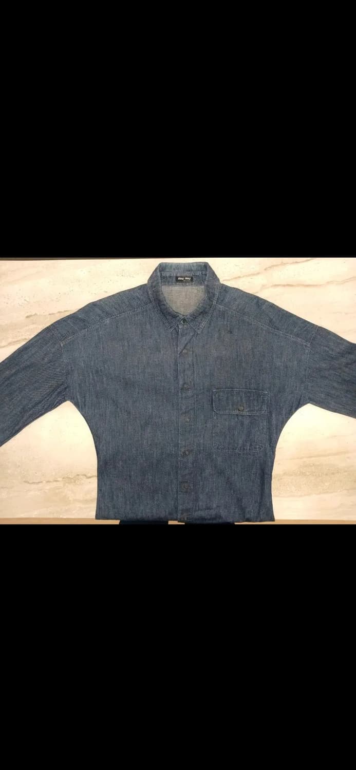04’ACHIEVE  miumiu  MENS DENIM SHIRTS 상품이미지7