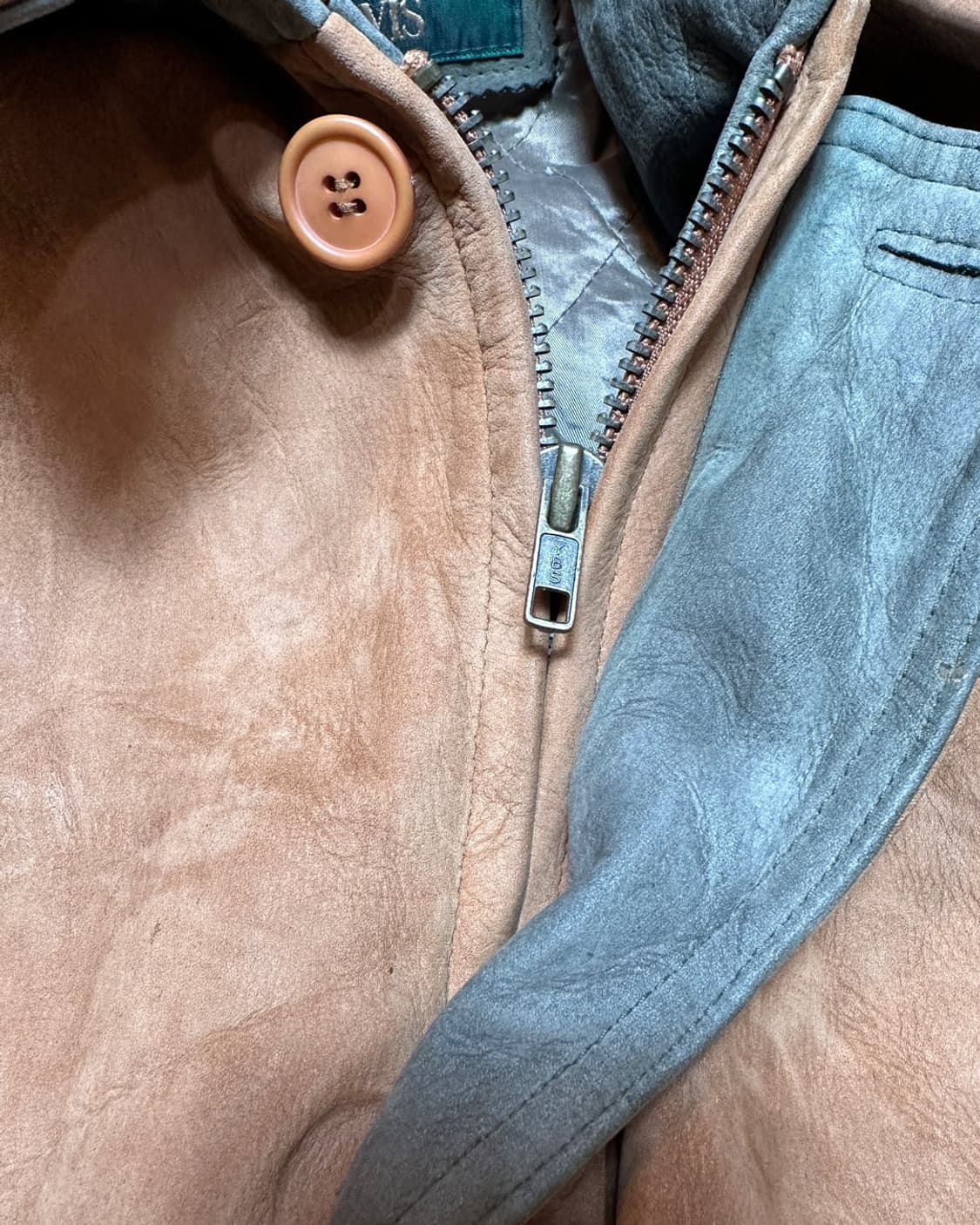 90s 헤비 리얼 레더 A-2 플라이트 자켓 made in korea 상품이미지7