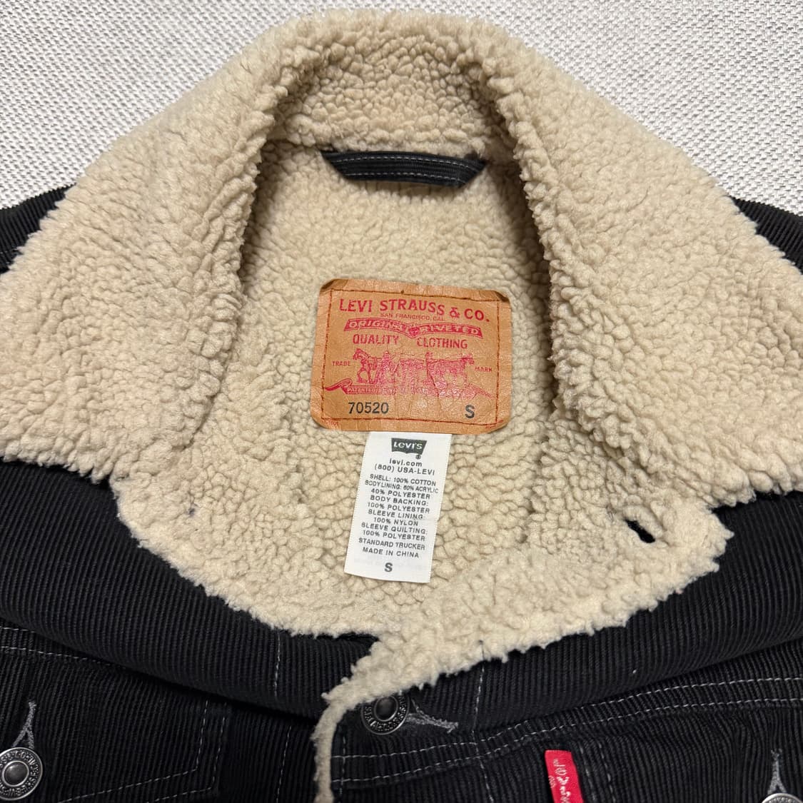 리바이스 코듀로이 쉐르파 트러커 자켓 상품이미지2