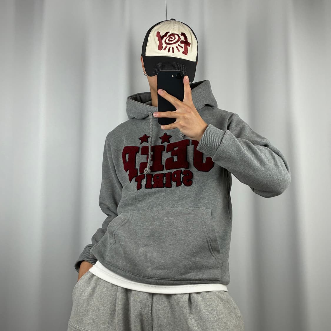 <지프 패치 로고 스타 후드티> No.1484 상품이미지2