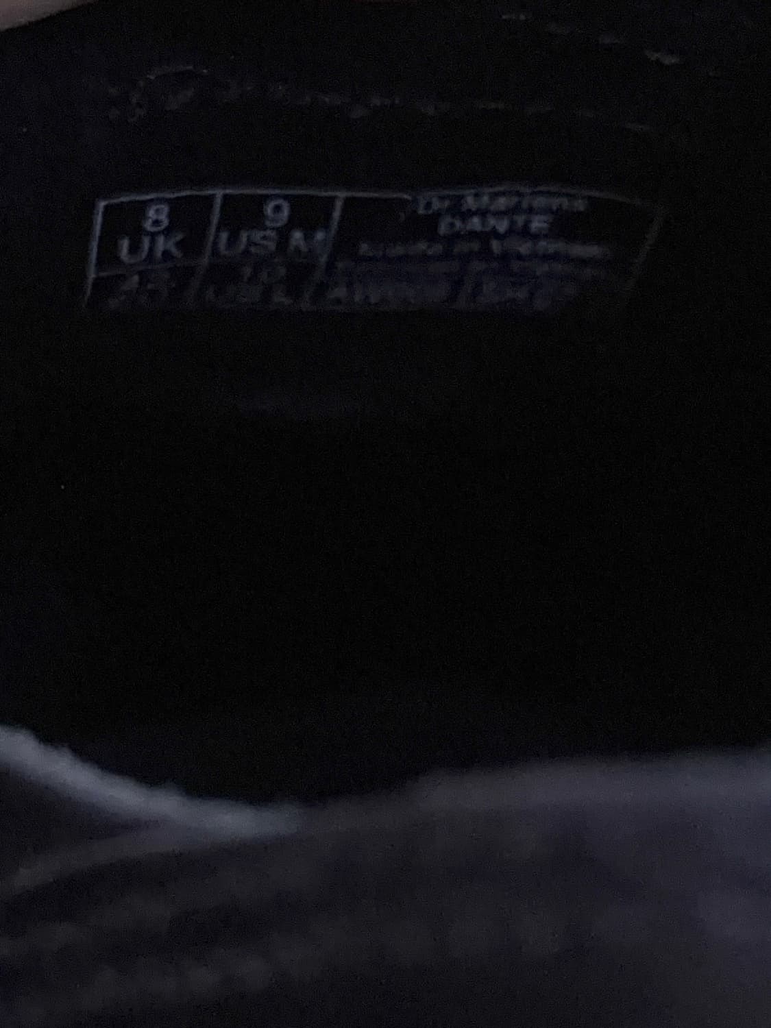 닥터마틴 블랙 레더 스니커즈 운동화 270 상품이미지8