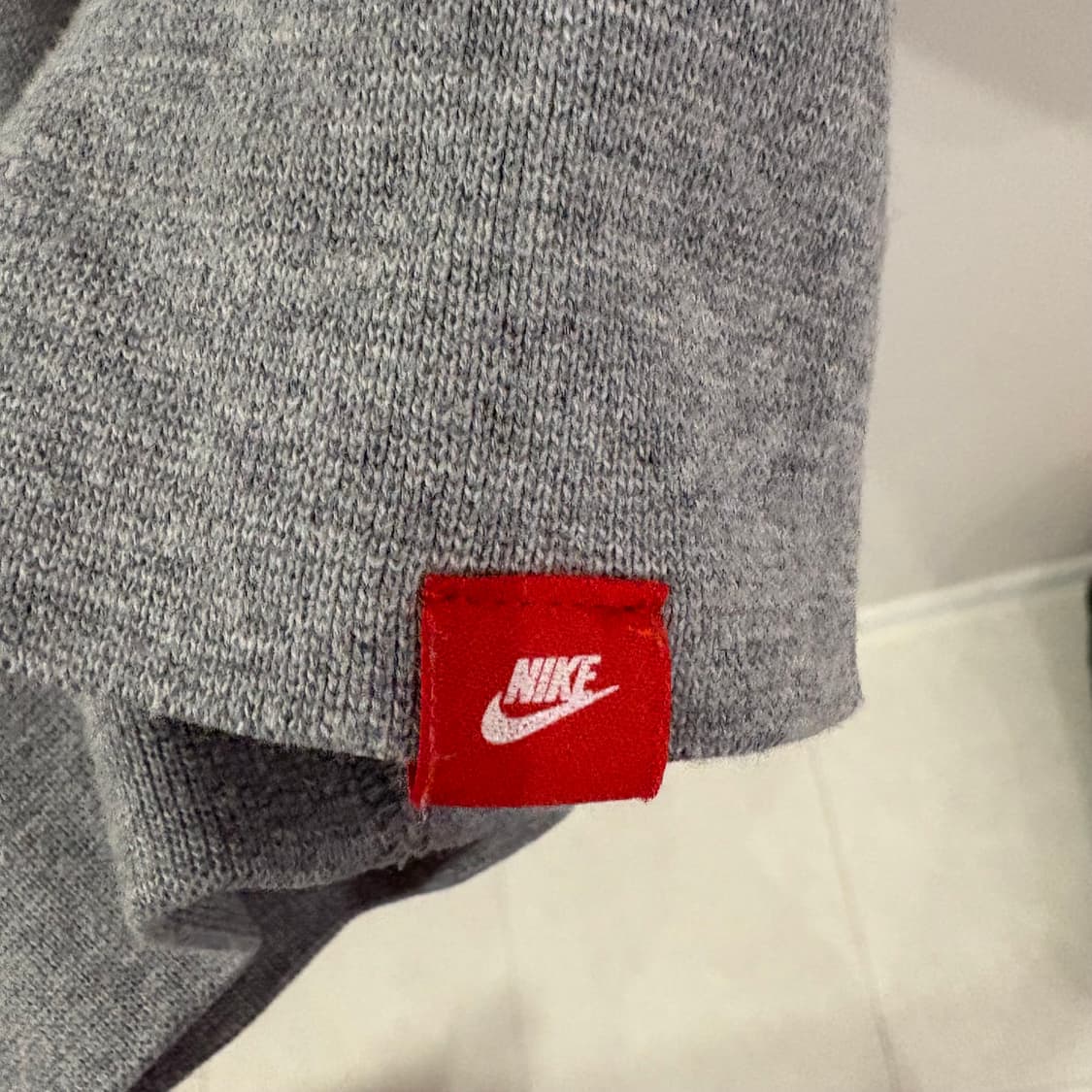 나이키 기모 후드티 그레이 M 상품이미지5