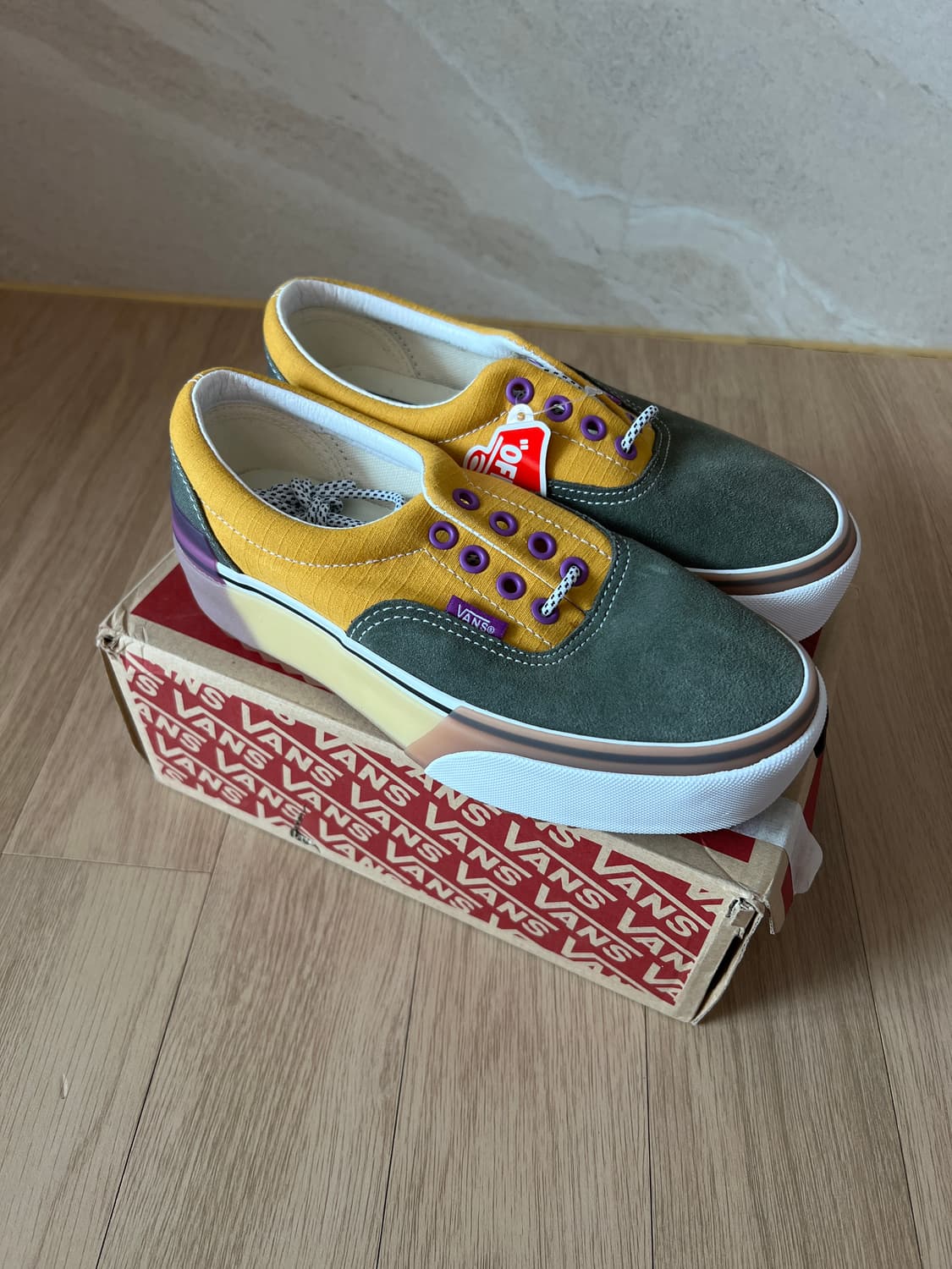 [220mm] [새제품] 키가 쑥! 배색이 너무 예쁜 반스 에라 스택드 상품이미지8