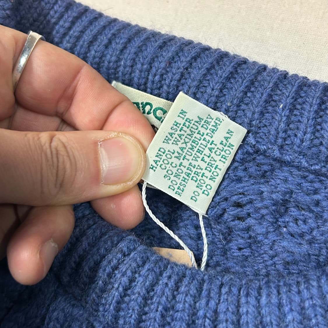 M) Aran Crafts 아란크래프트 피셔맨 울 니트 스웨터 상품이미지7