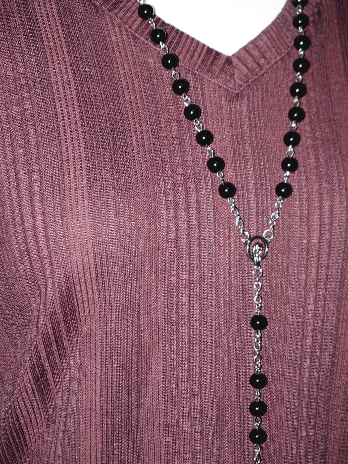 (tornado mart) wine ribbed long sleeve  상품이미지4