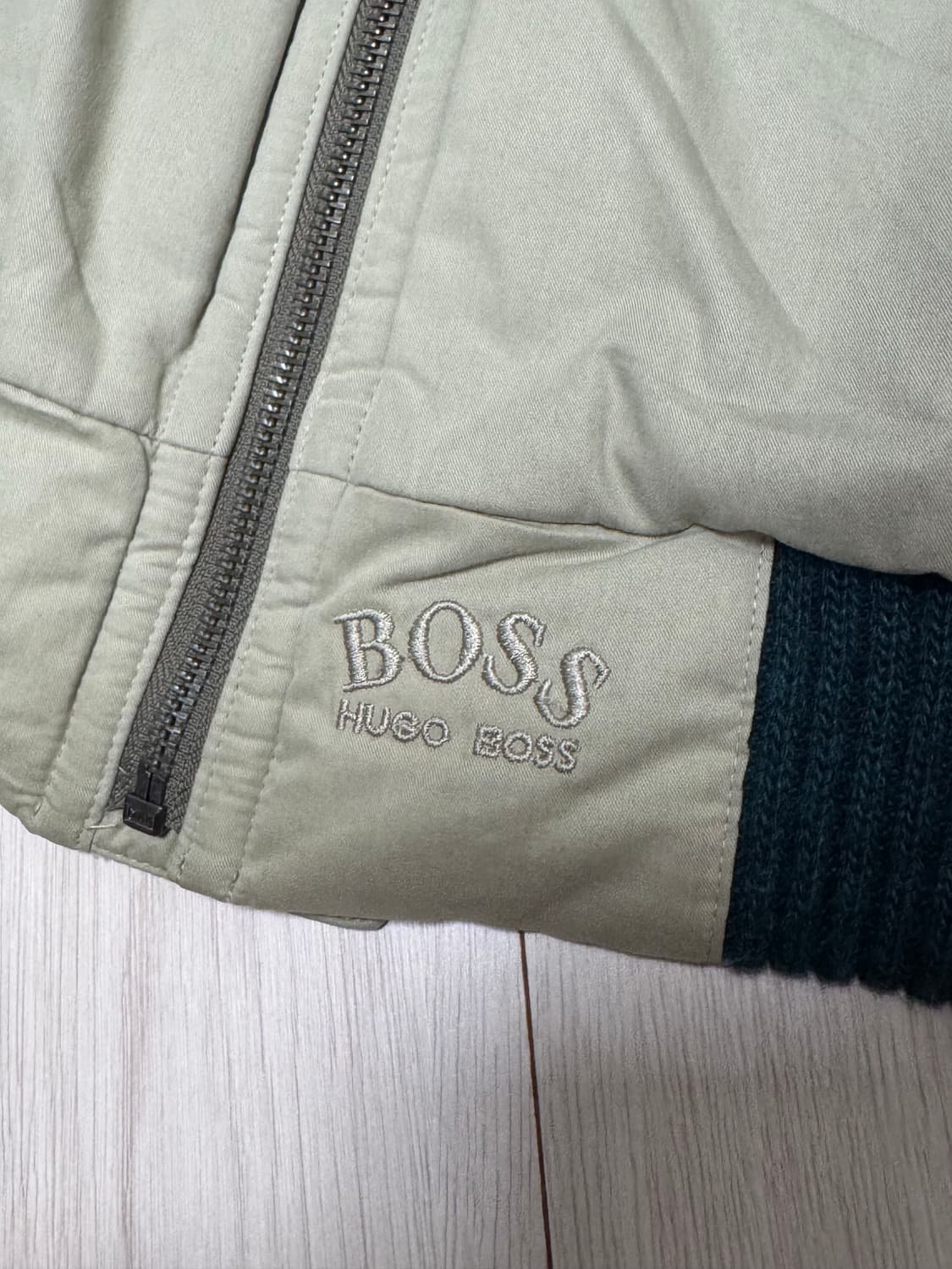 80s 휴고 보스 봄버 자켓 italy made 상품이미지3