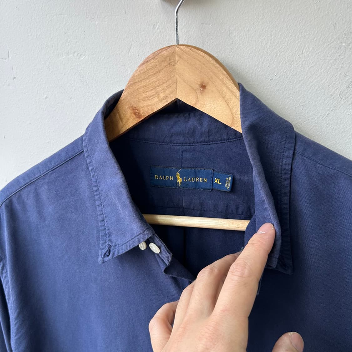 16195 - 폴로 랄프로렌 네이비 셔츠 상품이미지3