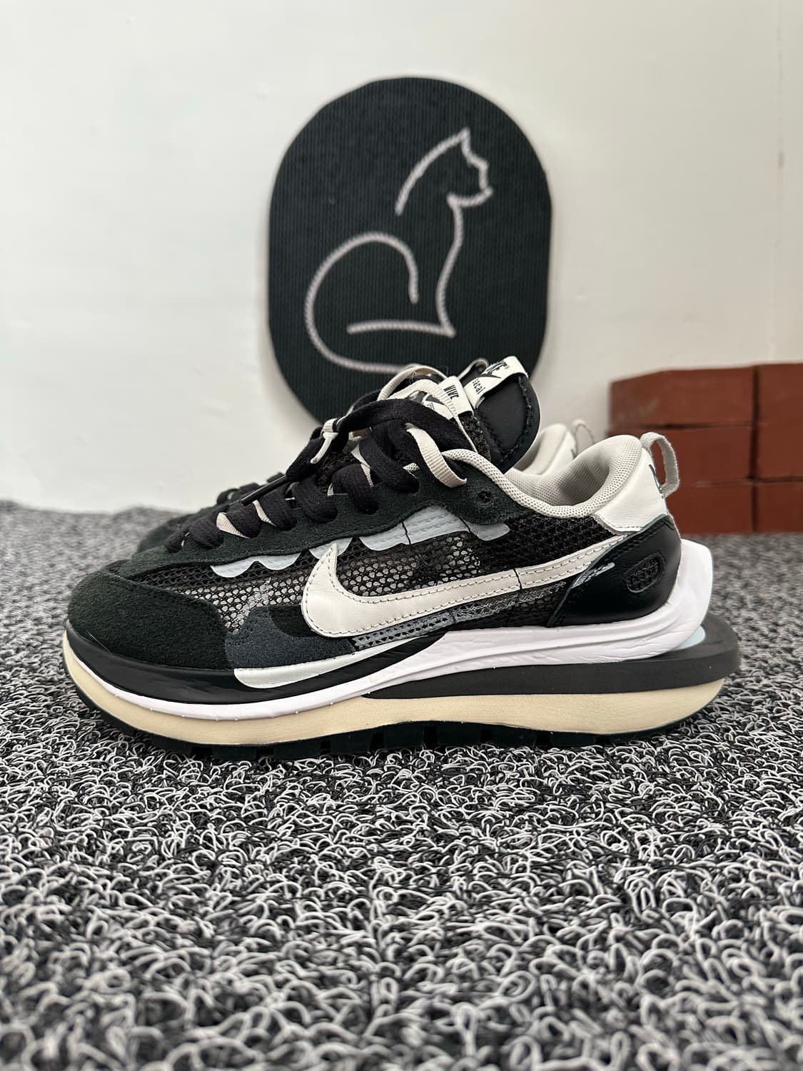 나이키 사카이 베이퍼와플 블랙 245mm 상품이미지1