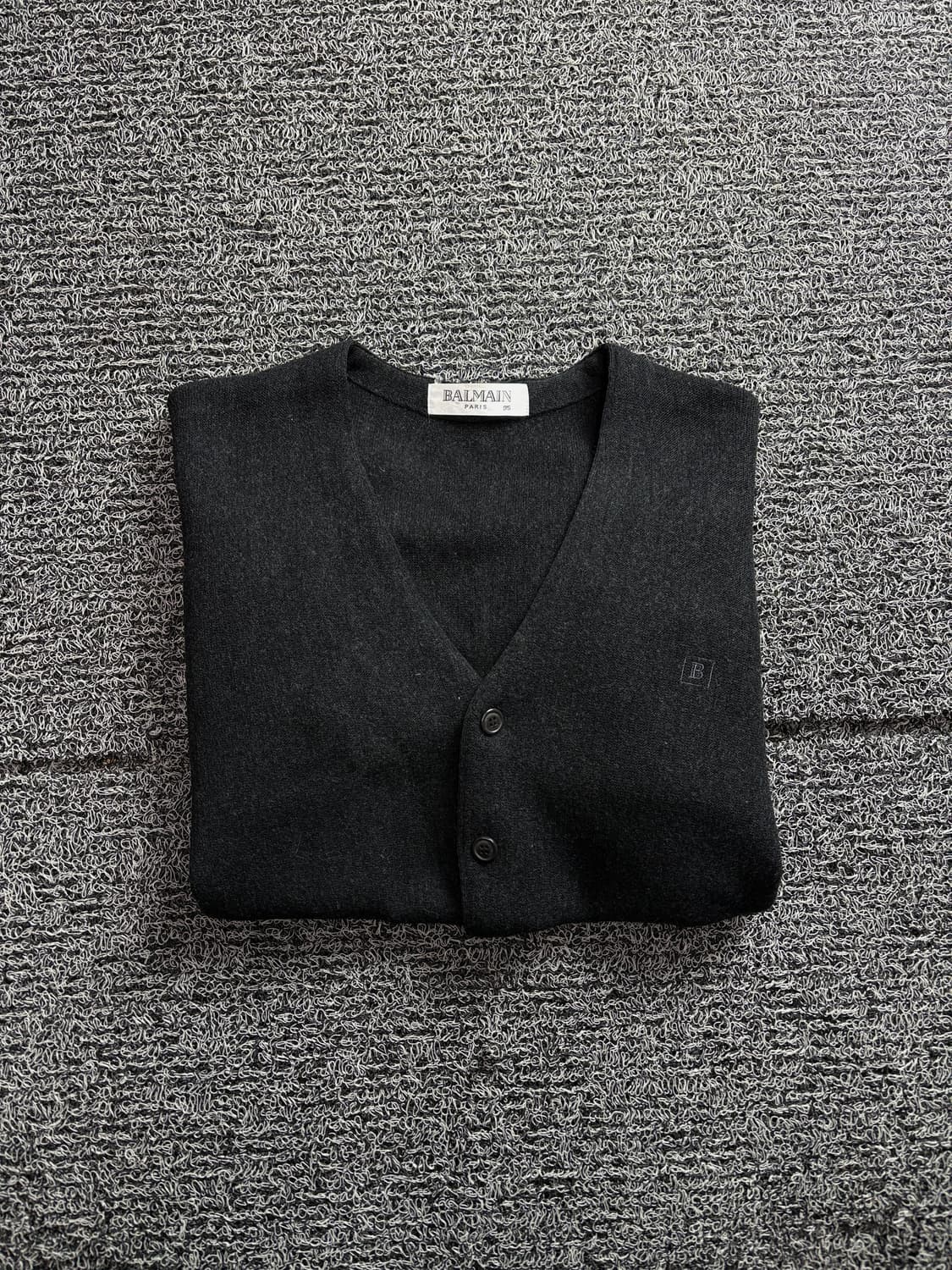 90s 발망 아카이브 미니멀 니트 가디건 2850 상품이미지1