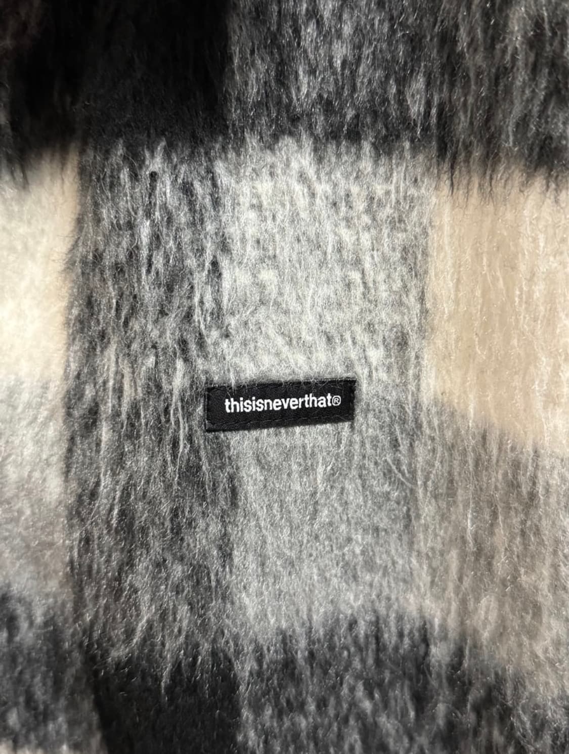 디스이즈네버댓 브러시드 체크 자켓 M 상품이미지6