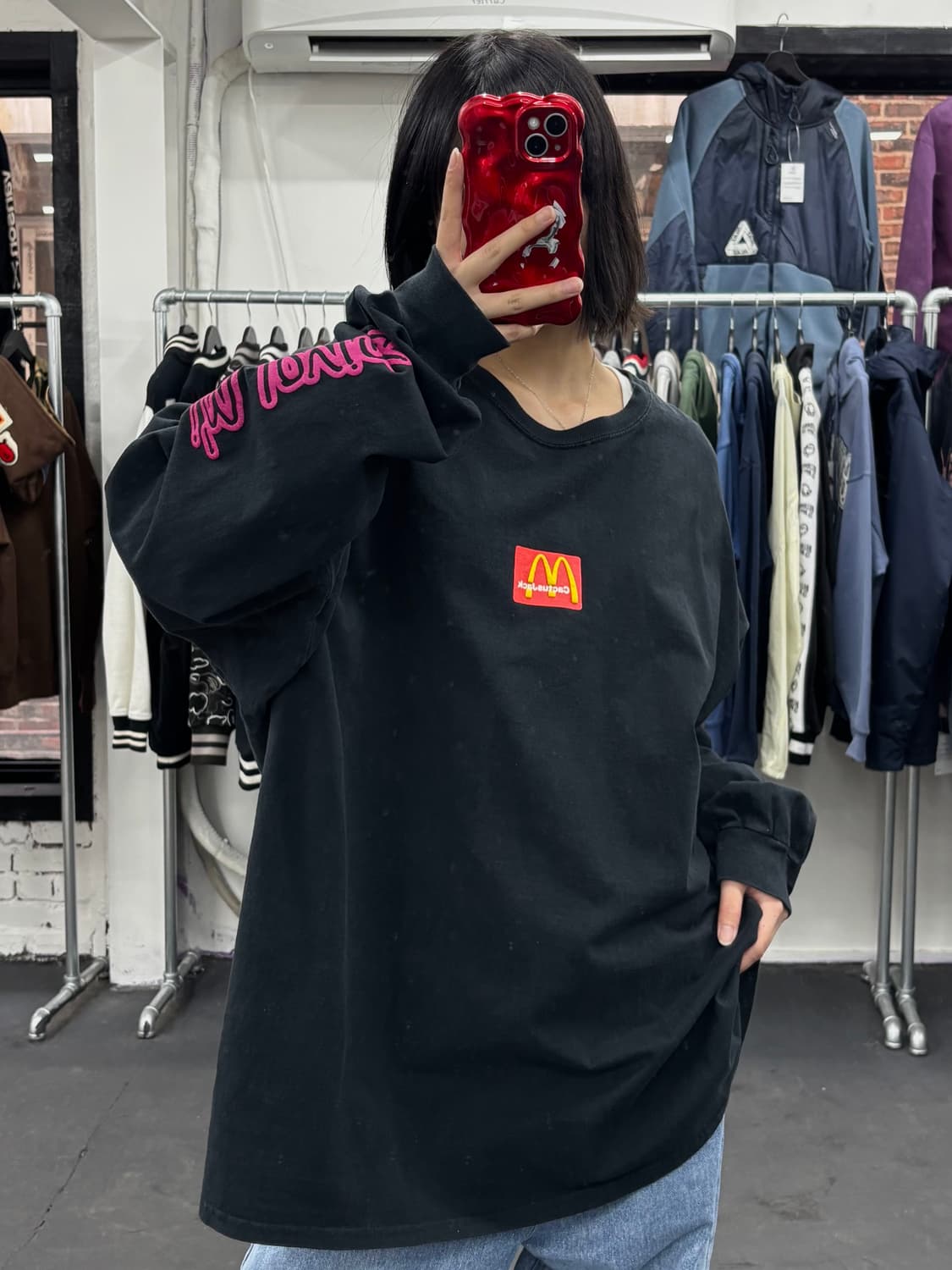 트래비스 스캇 맥도날드 롱슬리브 상품이미지2