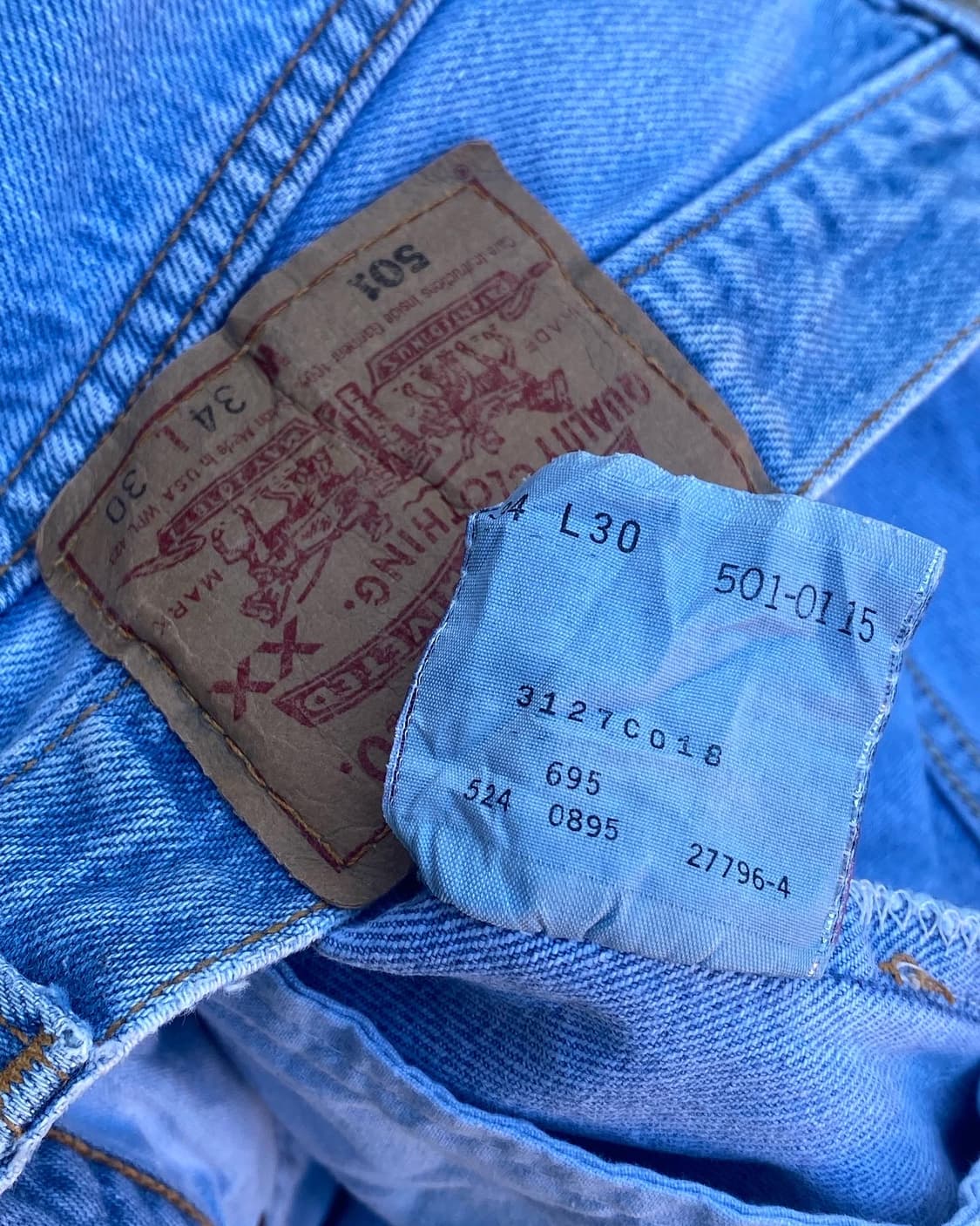 90s Levi's 501 Hard painted  상품이미지8