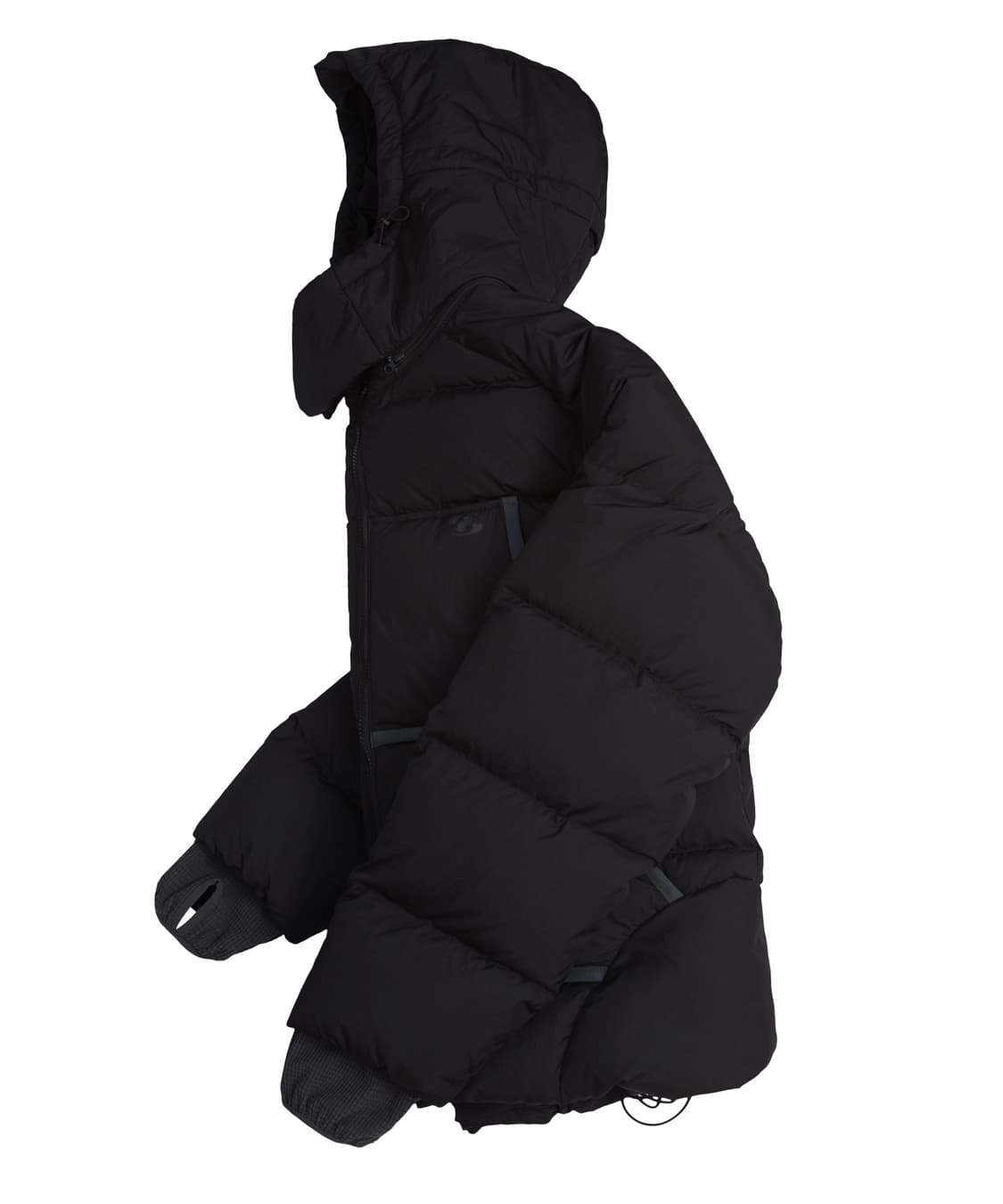 산산기어 패딩 TAPED PUFFER JACKET - BLACK 2사이즈 상품이미지3