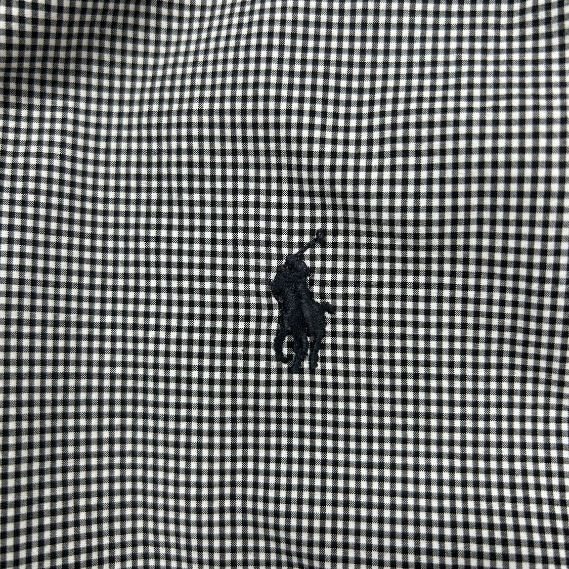 폴로 잔체크 스몰포니 셔츠(M) 상품이미지4