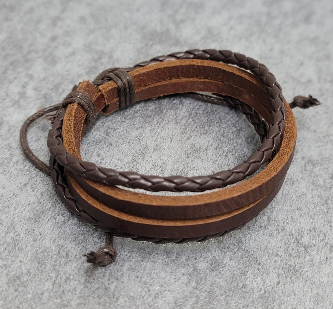 vintage leather bracelet set 상품이미지3