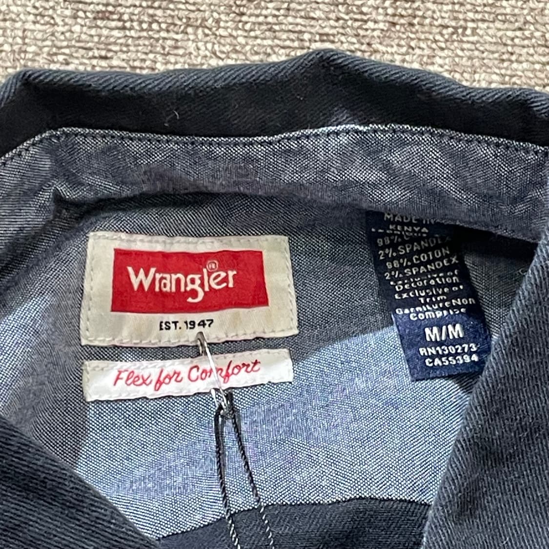 (M) Wrangler 랭글러 워크웨어 코튼 셔츠  상품이미지6