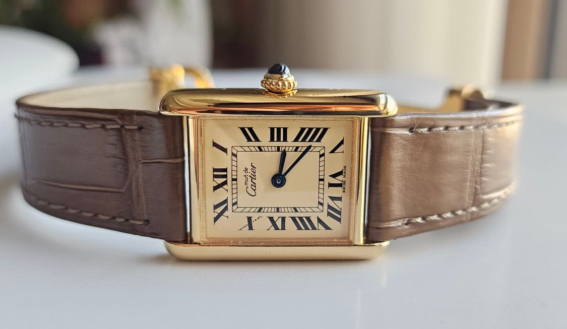 까르띠에 빈티지 탱크머스트 스몰 쿼츠 상품이미지1