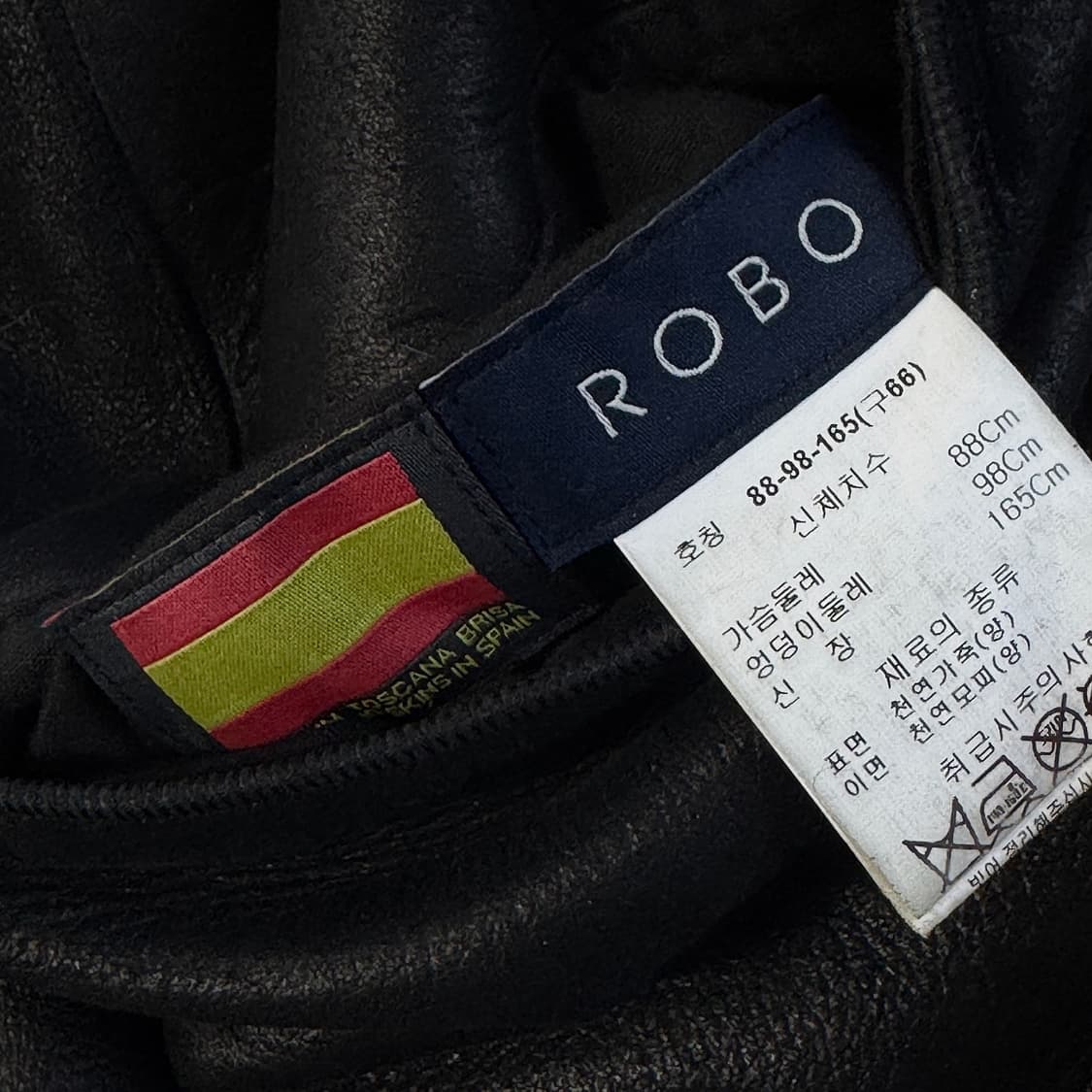 로보 ROBO 리버시블 무스탕코트 상품이미지5