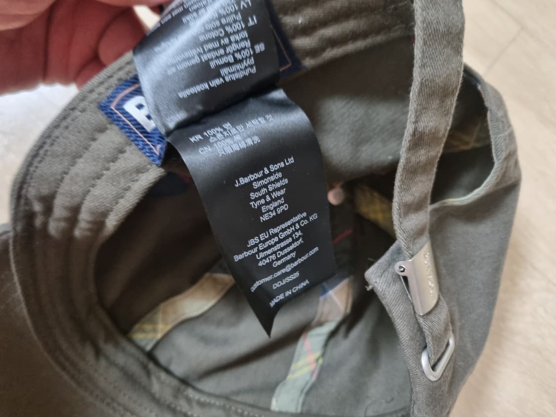 바버 Cascade Sports 캡모자 카키그레이 상품이미지9