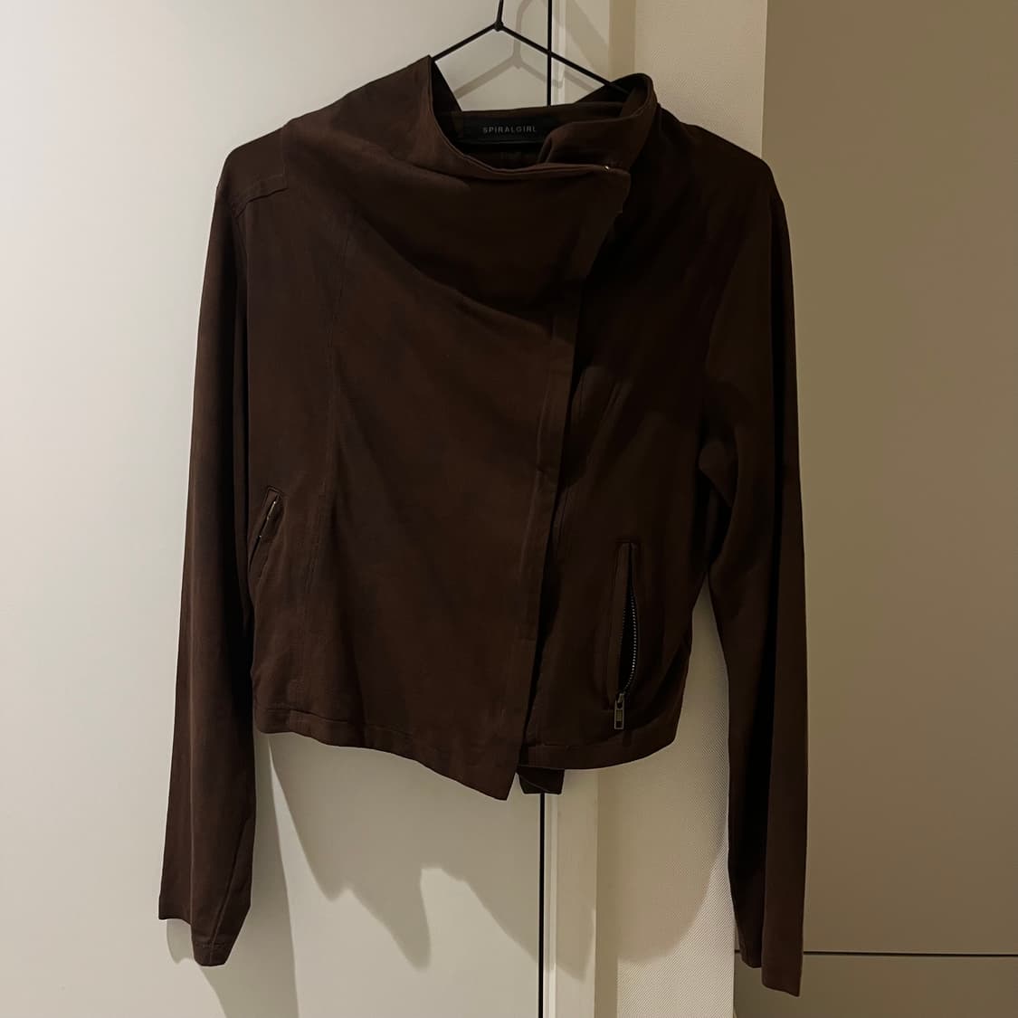 asymmetric crop jacket 상품이미지2