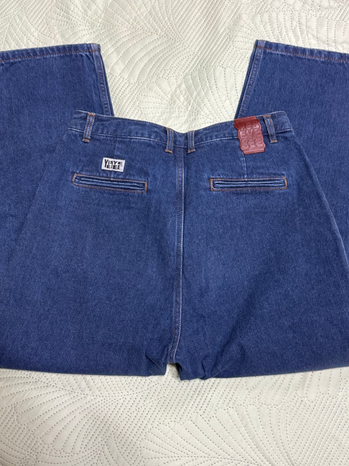 예스아이씨 데님챈츠 새상품급 상품이미지1