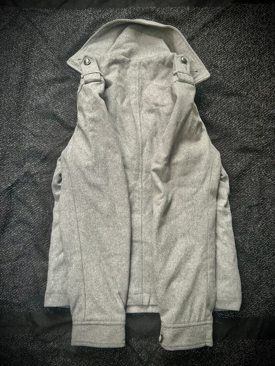 *Rare* 2000s Hide aways 그레이 더블버튼 피코트 자켓 상품이미지3