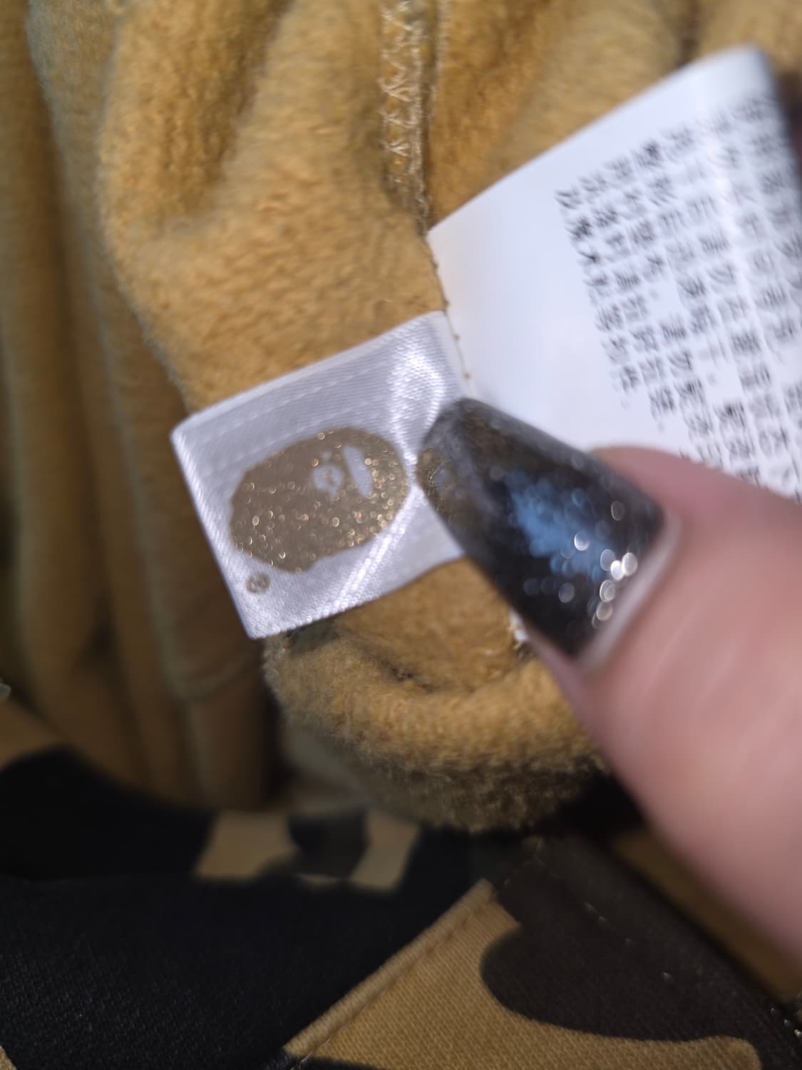 베이프 카모 후드집업 황계 상품이미지6