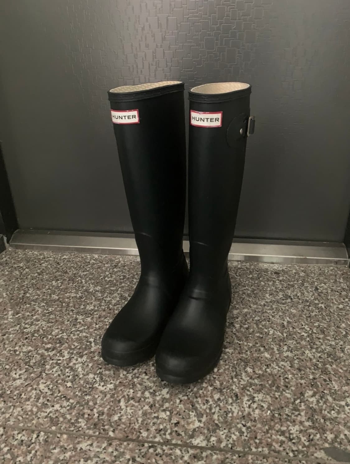 헌터 오리지널 톨 롱 레인부츠 / 네이비 상품이미지1