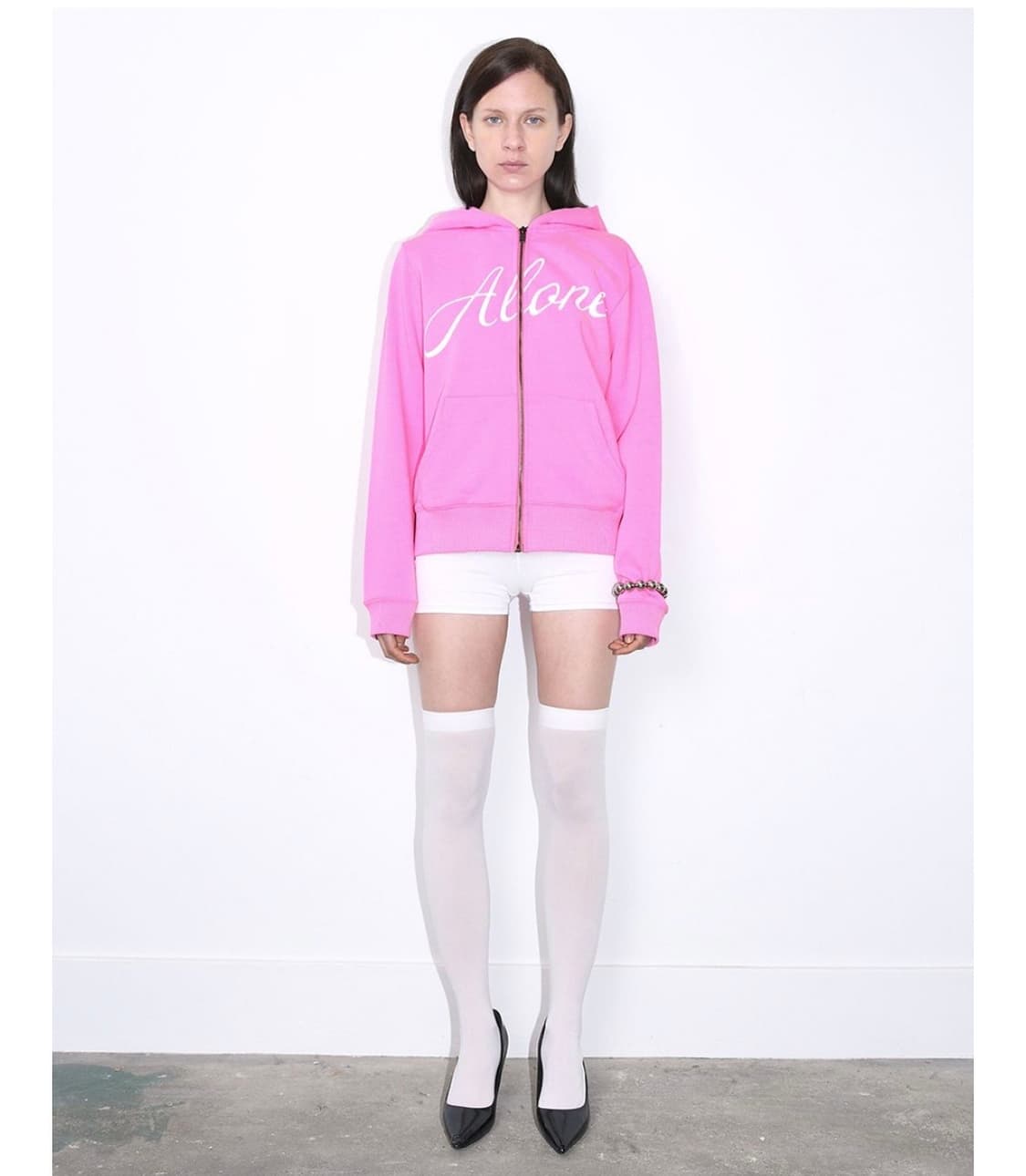 ZIP-UP HOODIE, HOT PINK 상품이미지3
