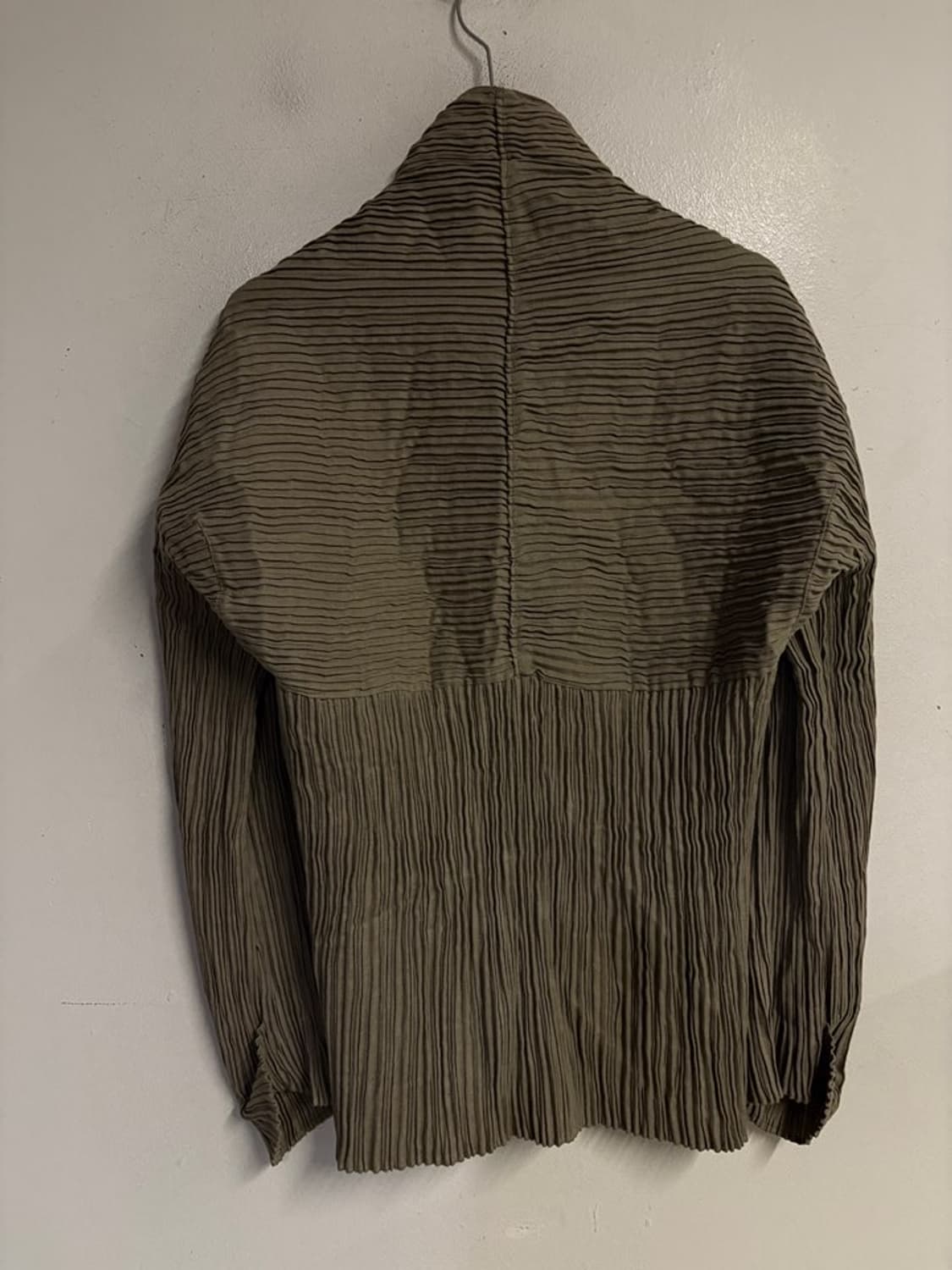 HIROKO BIS Pleated Zip-up Blouse Jacket 상품이미지4