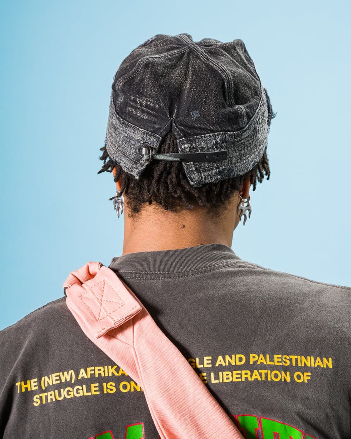 Kapital 캐피탈 노인과 바다 블랙 데미지 캡 상품이미지4