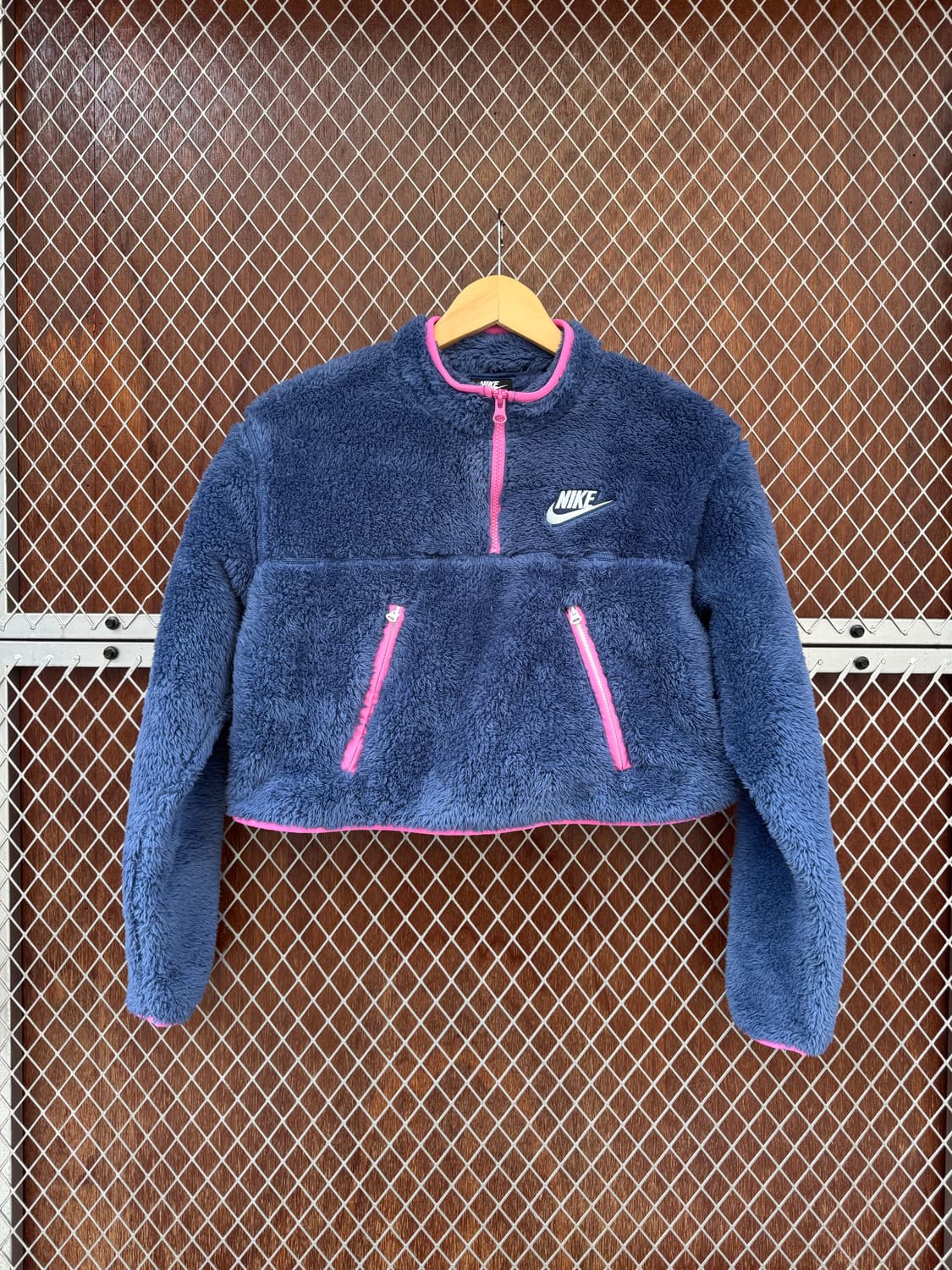 나이키 플리스 크롭 하프집업 아노락 후리스 S 상품이미지2