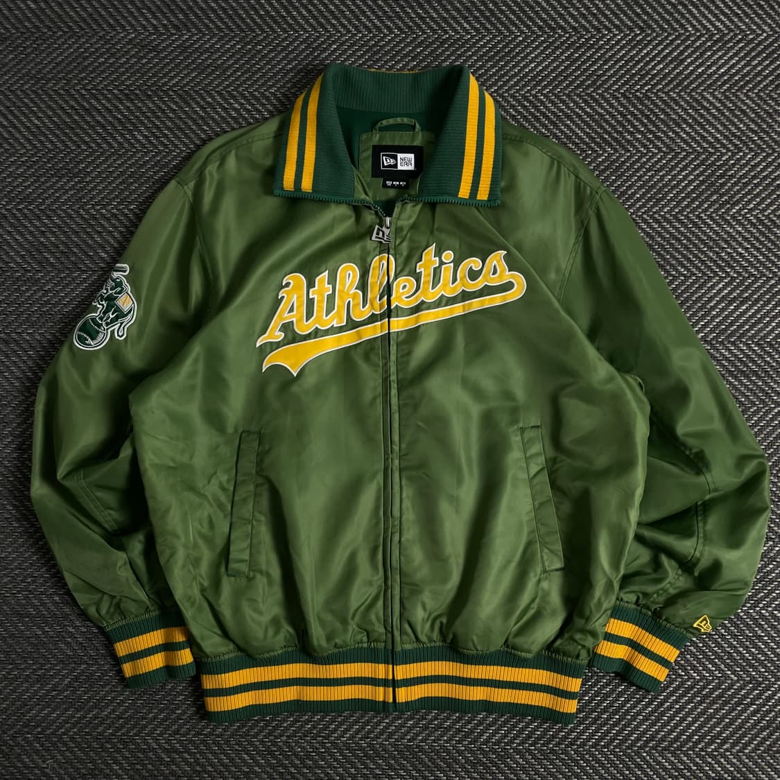 뉴에라 MLB 오클랜드 애슬레틱스 스타디움 바시티 재킷 y 3625 상품이미지2