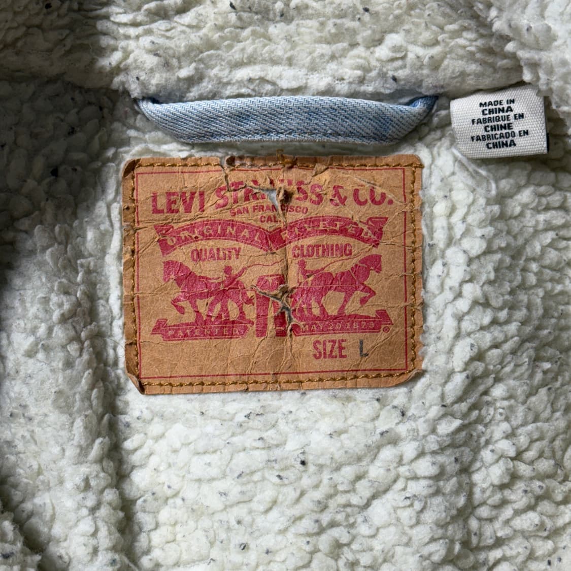 리바이스 쉐르파 데님 트럭커 (old-8506) 상품이미지5