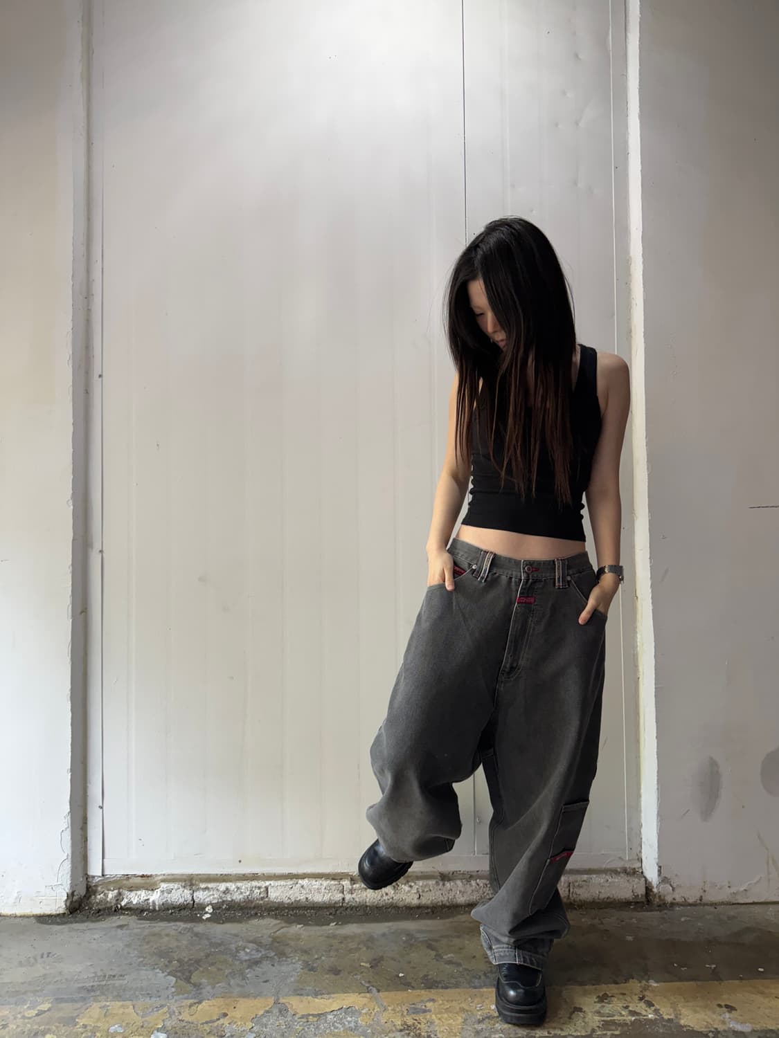 도그타운 오리엔탈 카펜터 와이드 데님팬츠 상품이미지3