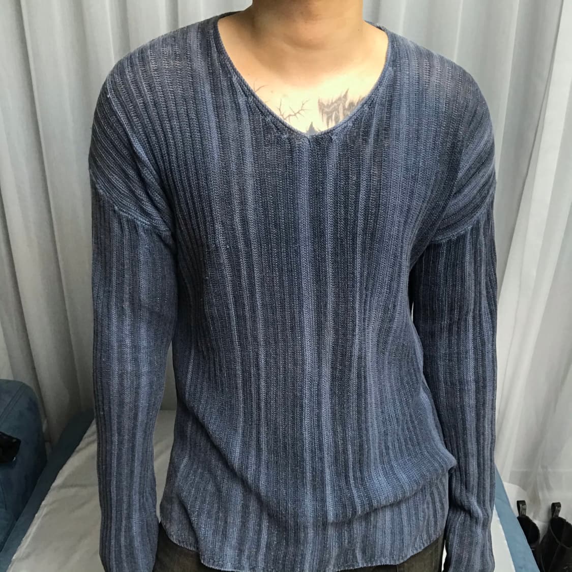 알마니 린넨 니트 상품이미지6