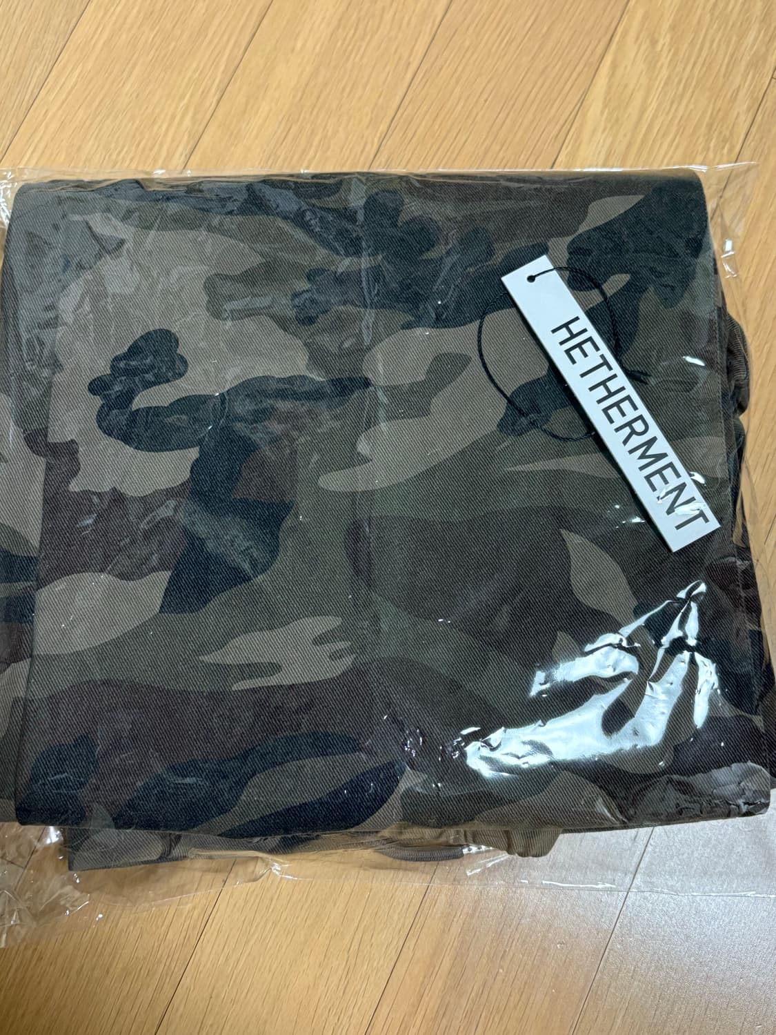 헤더먼트 카모 코튼팬츠 새상품 상품이미지3