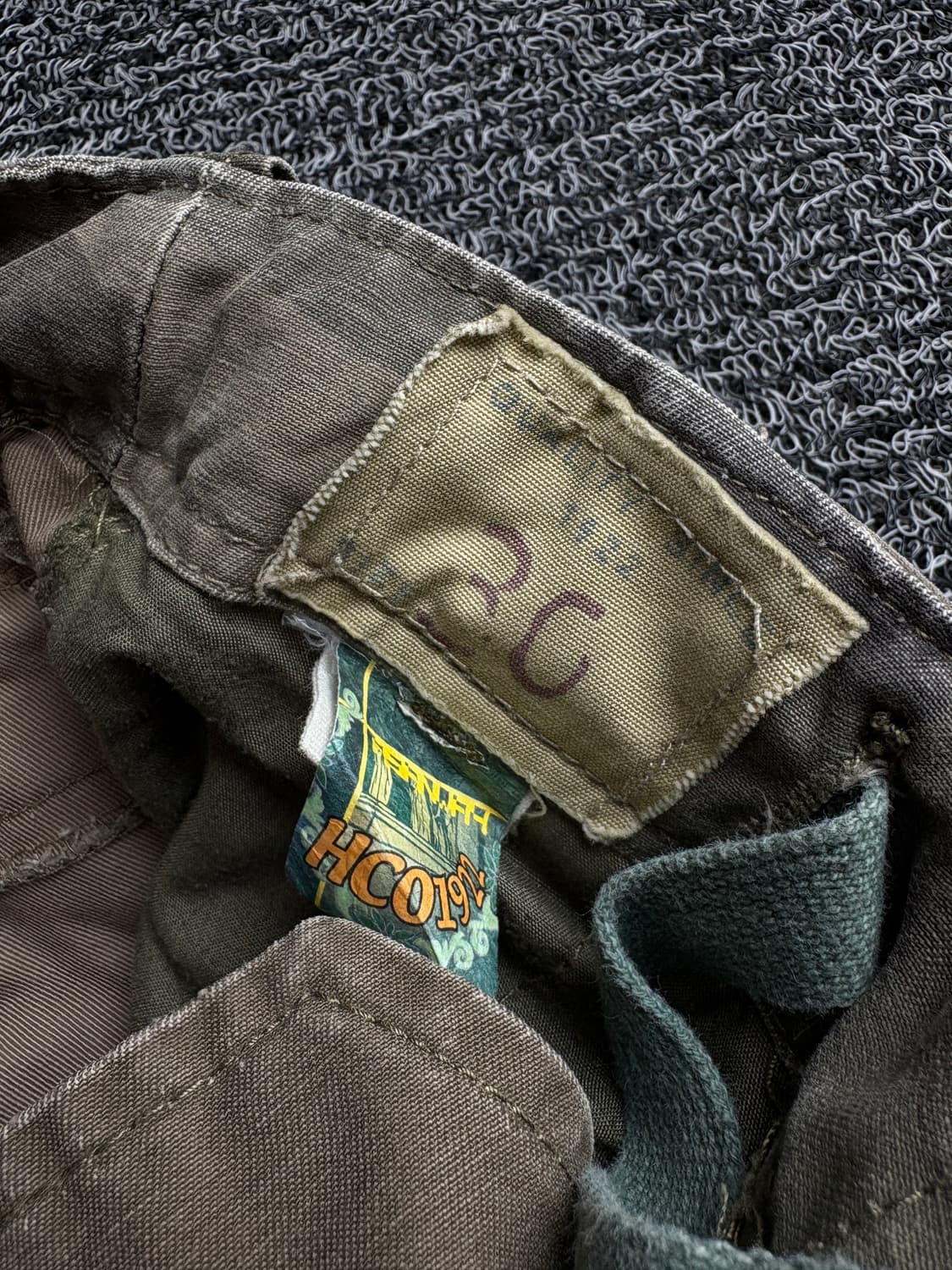 빈티지 Y2K 멀티 포켓 카모 플라쥬 카고 팬츠 3797 상품이미지4