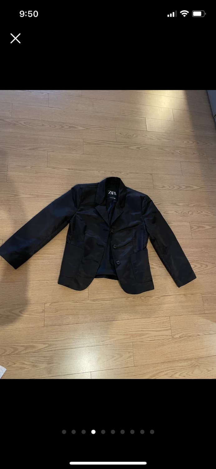 [시착만] 프라다원단 자라 블랙 블레이저 S - 가벼운 방수, 상품이미지4