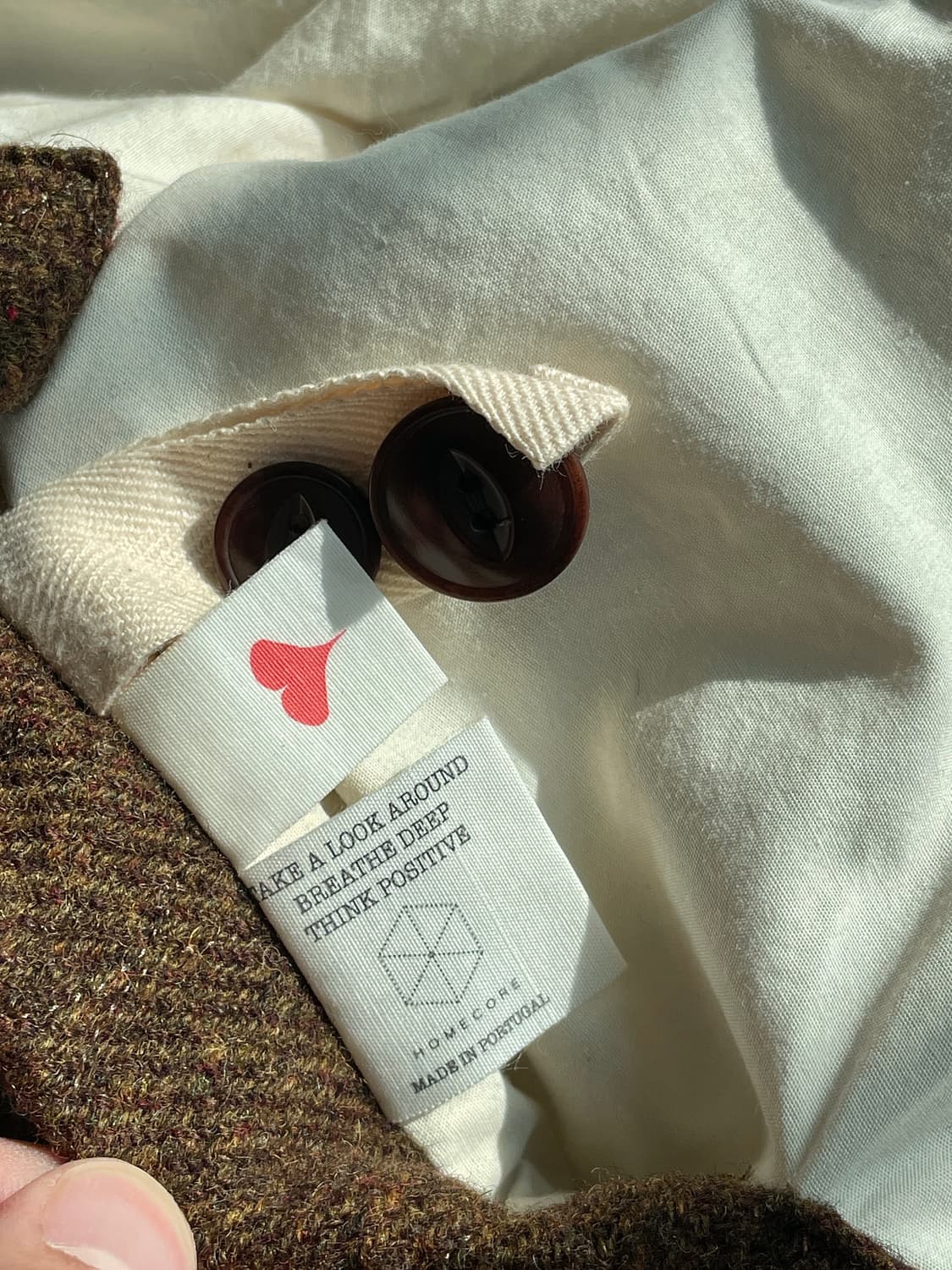 홈코어 Homecore 퀼팅 울 자켓 M사이즈 상품이미지6