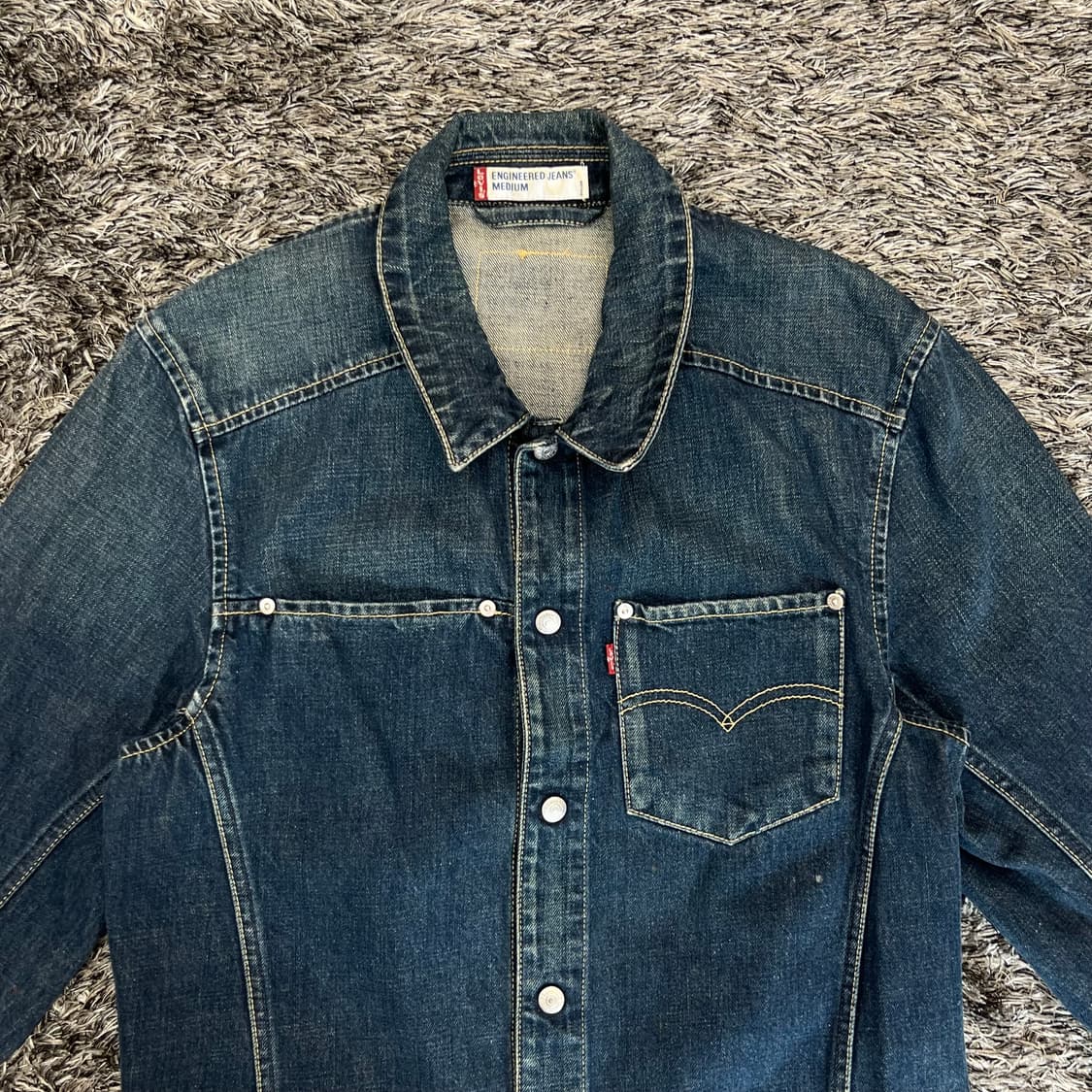 리바이스 엔지니어드 데님 자켓 (M) 상품이미지2