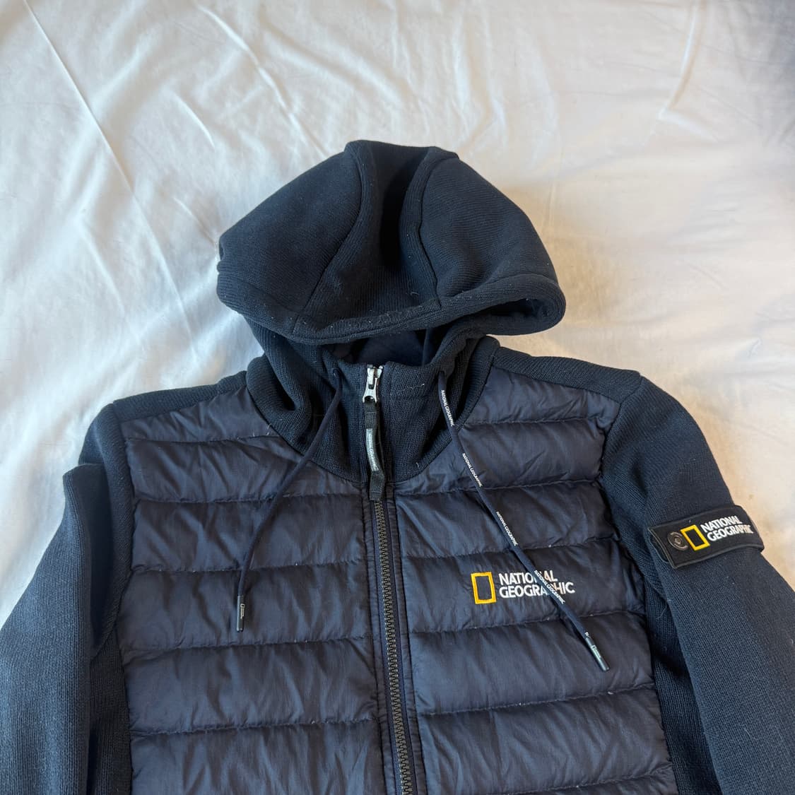 내셔널지오그래픽 러닝 경량패딩 후드 M 상품이미지2